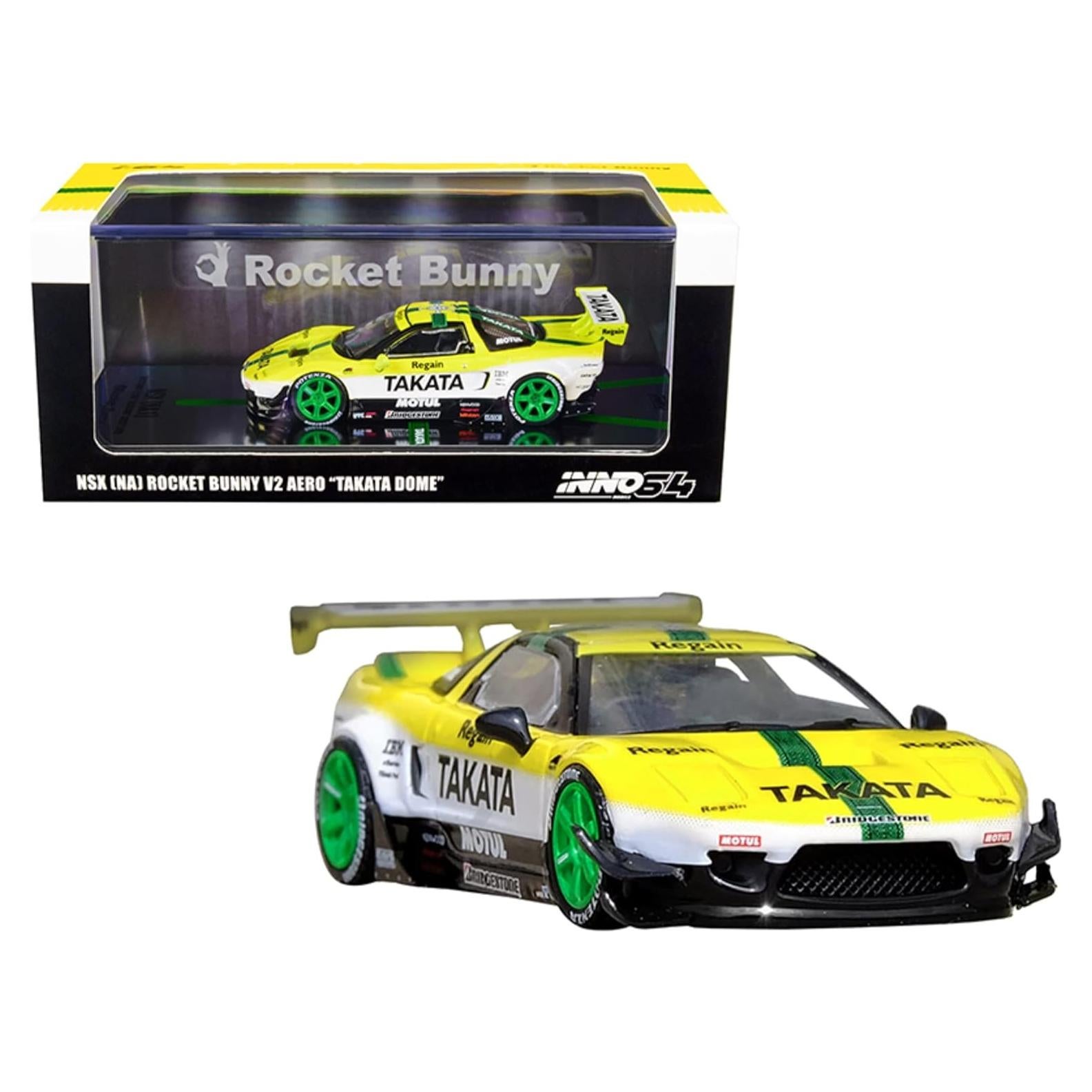 Modelo de coche NSX (NA1) Rocket Bunny V2 Aero RHD 1:64 Inno Models