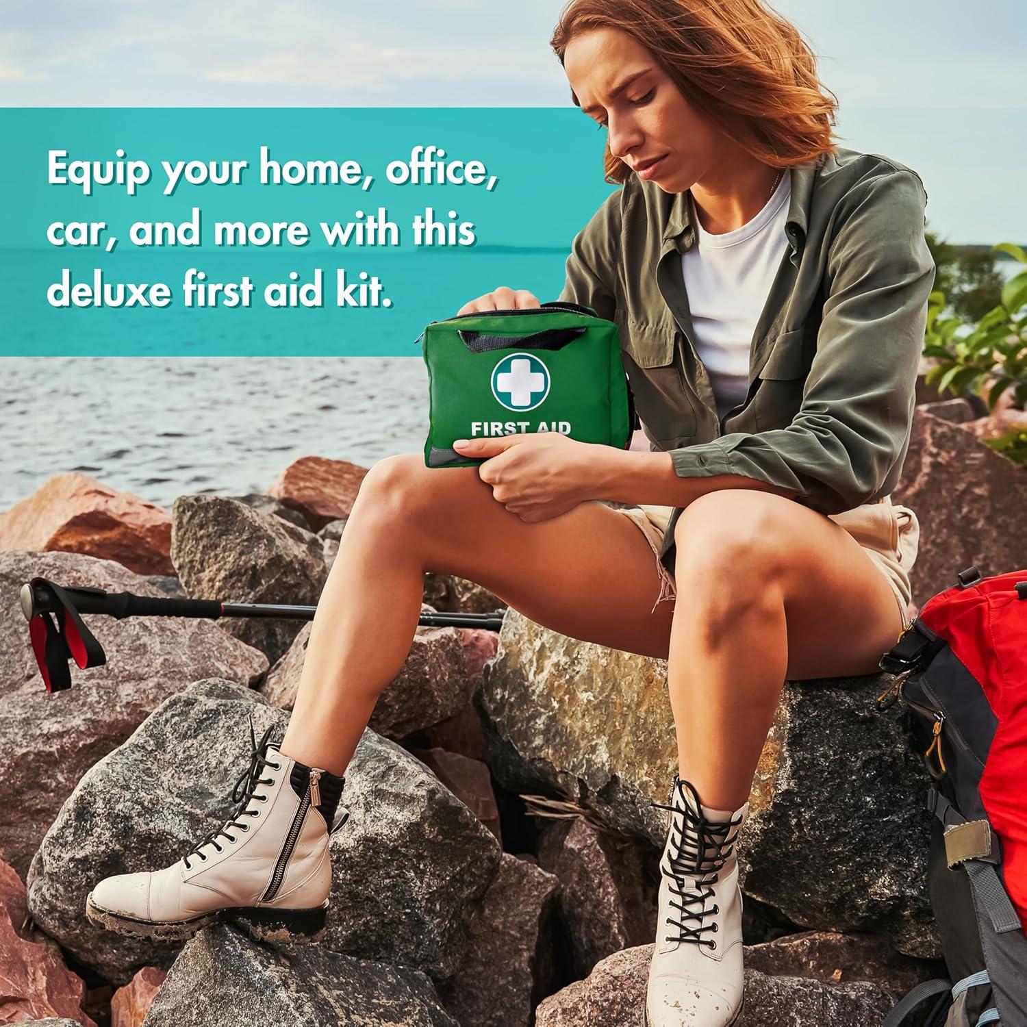 Kit de Primeros Auxilios General Medi 210 Piezas Verde