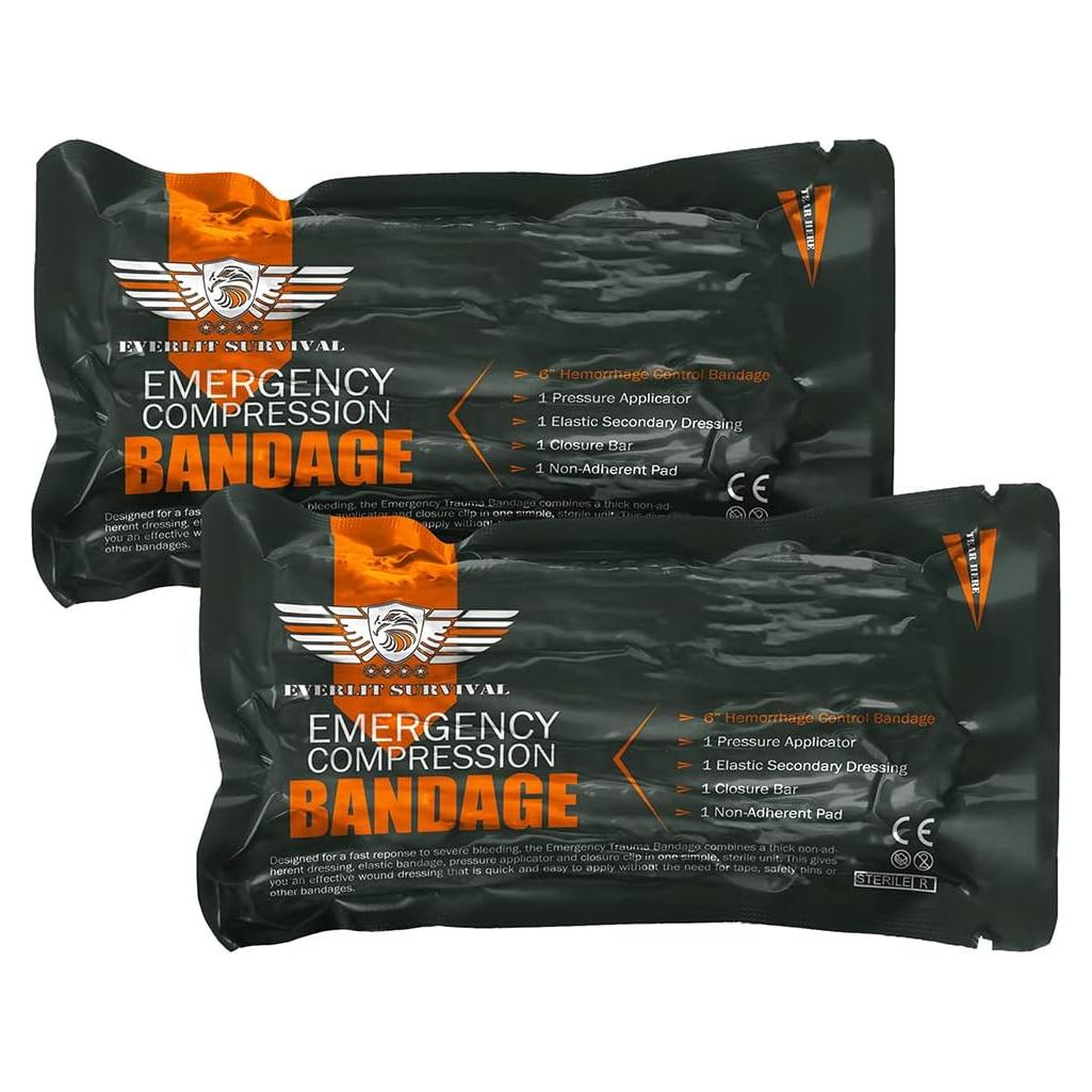Vendaje de Emergencia Everlit 15.2 cm para Control de Sangrado