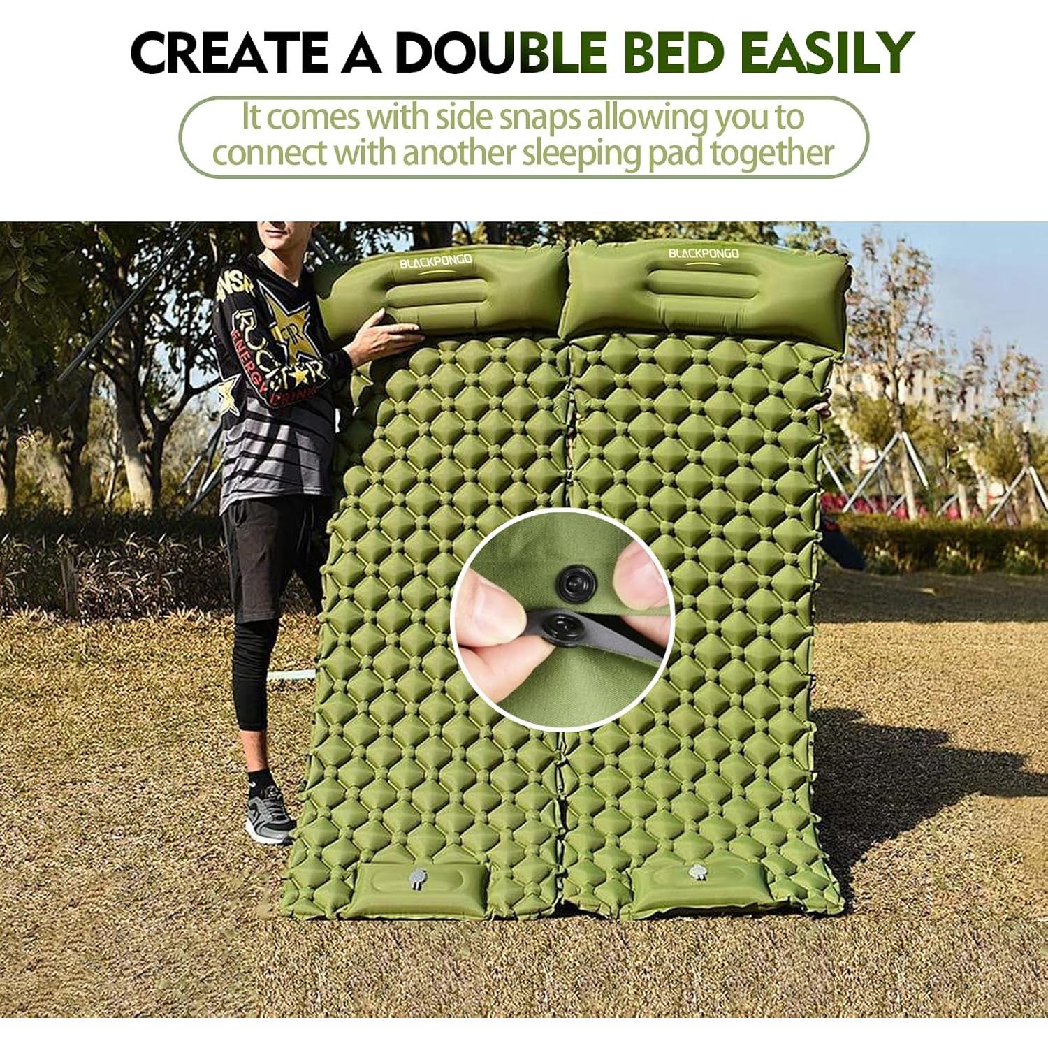 Colchón de Camping Blackpongo BG2413 Doble 196x125cm