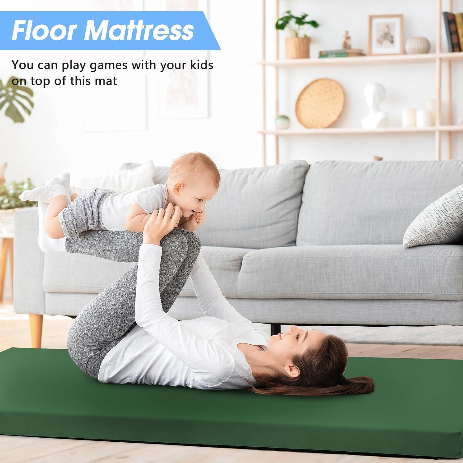 Colchón de Camping CYMULA Twin XL 203x97 cm Espuma Viscoelástica