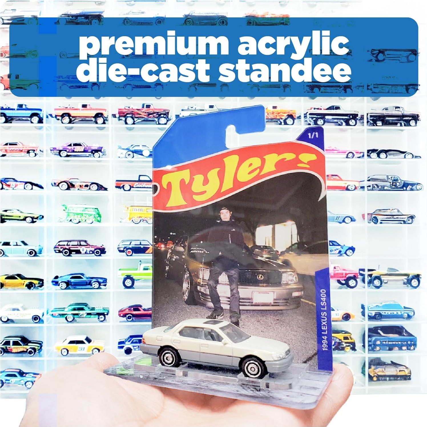 Soporte Acrílico Personalizado para Autos Die-Cast 1:64