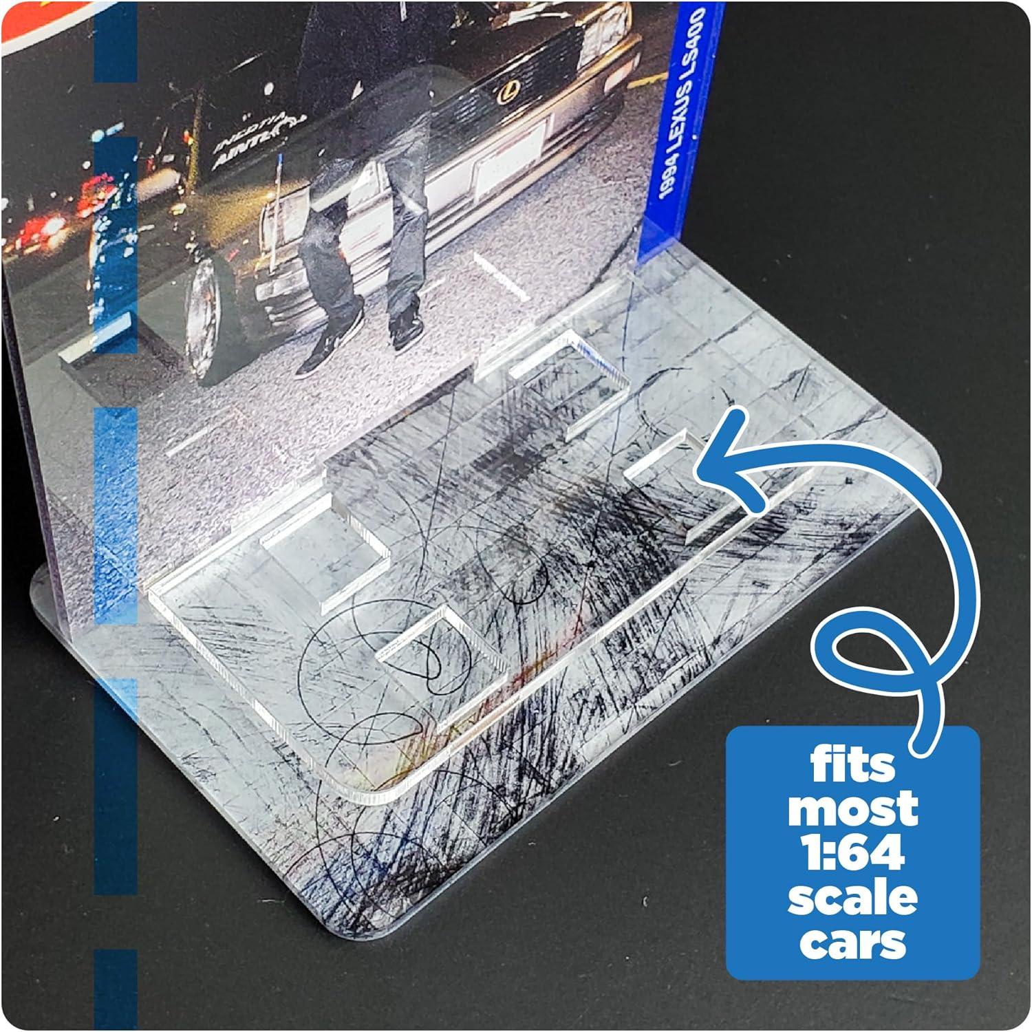 Soporte Acrílico Personalizado para Autos Die-Cast 1:64