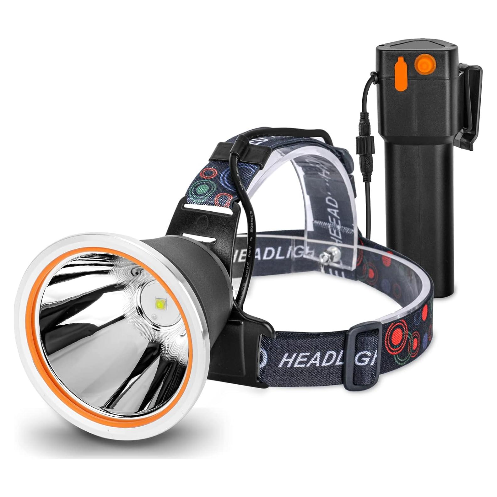 Lámpara Frontal LED Venlon 8401 Recargable Impermeable 18000mAh