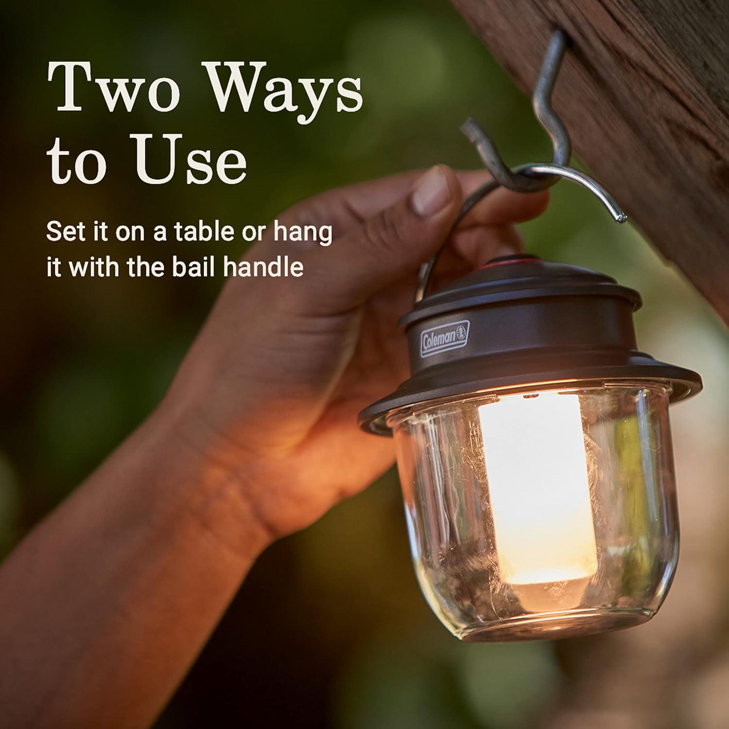 Linterna Recargable Clásica Coleman 400L LED Resistente Agua