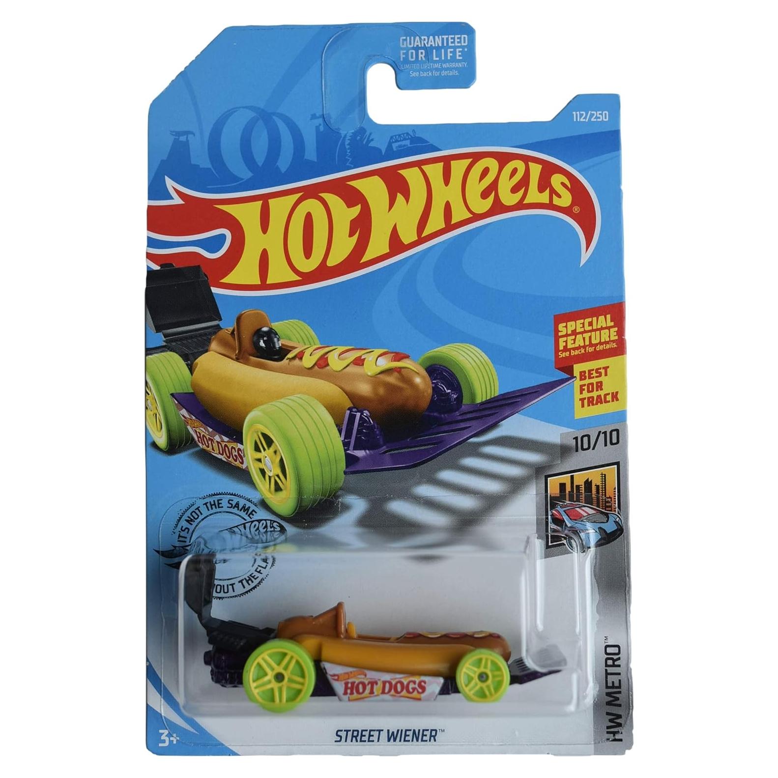 Hot Wheels 2019 Auto de Perro Caliente Wiener 1:64 Mattel
