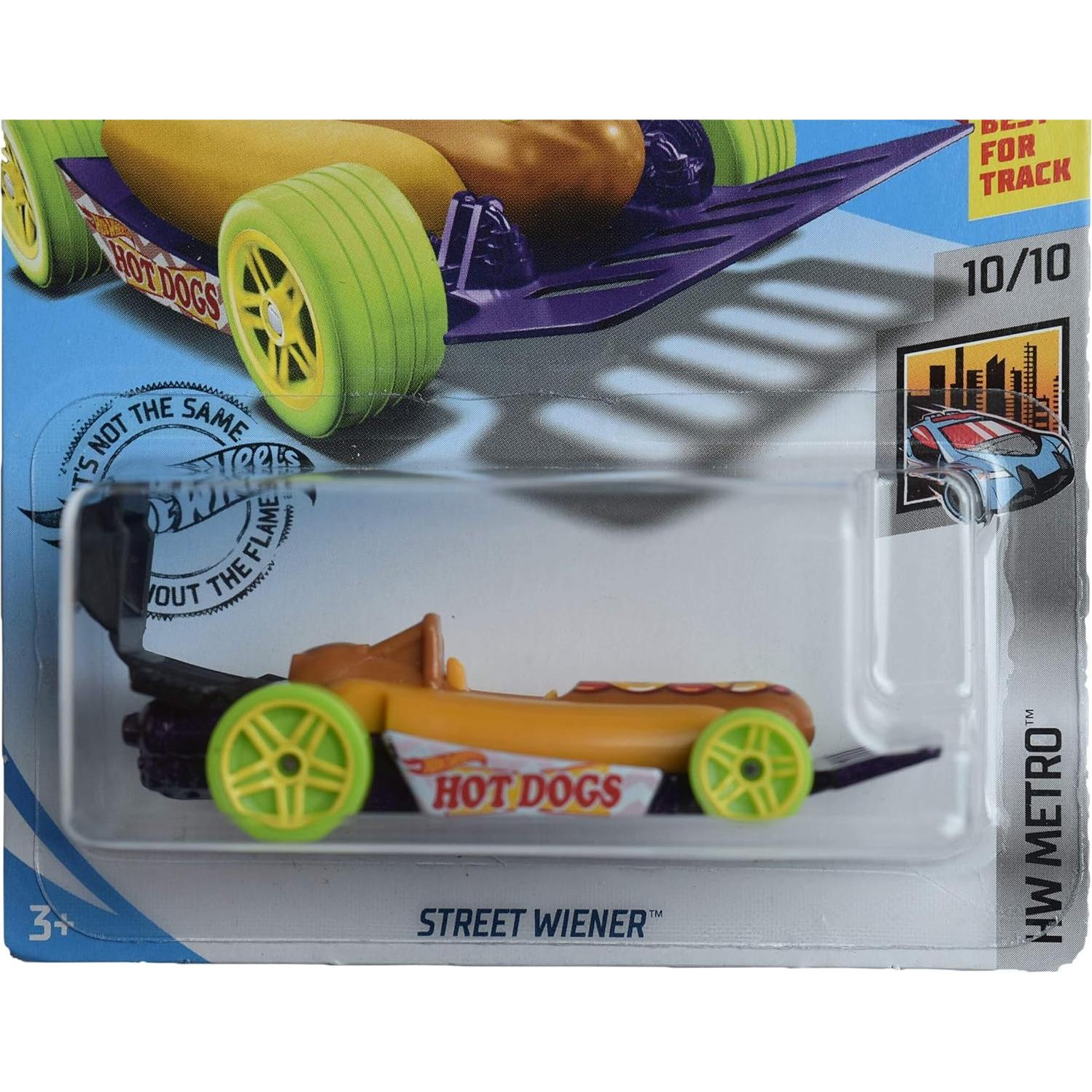 Hot Wheels 2019 Auto de Perro Caliente Wiener 1:64 Mattel