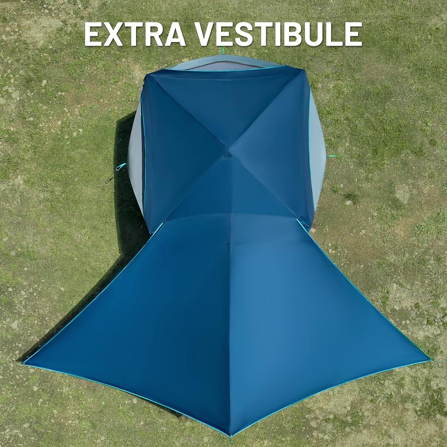 Carpa Instantánea TIMBER RIDGE para 4-5 Personas Azul