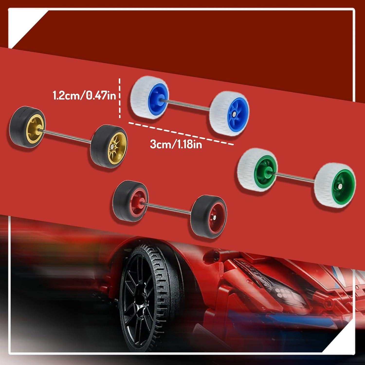 Ruedas y Neumáticos 1:64 BrickBounty - Paquete de 10 Juegos