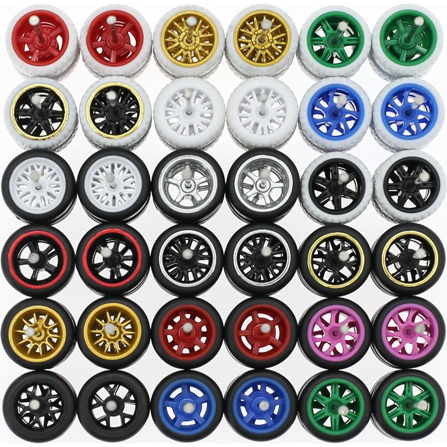 Ruedas y Neumáticos 1:64 BrickBounty - Paquete de 10 Juegos