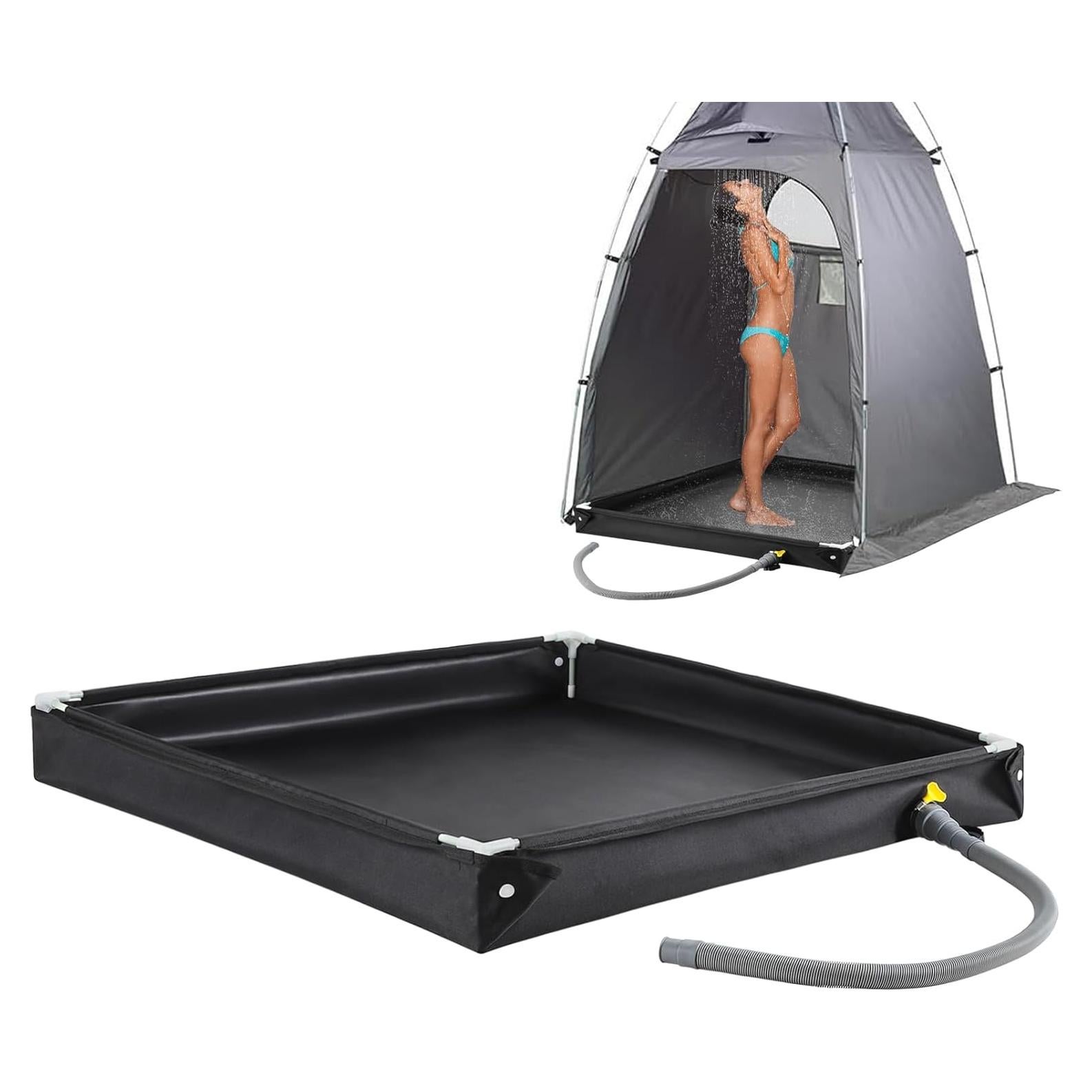 Base de Ducha Portátil TOBWOLF 78.74x78.74 cm para Camping