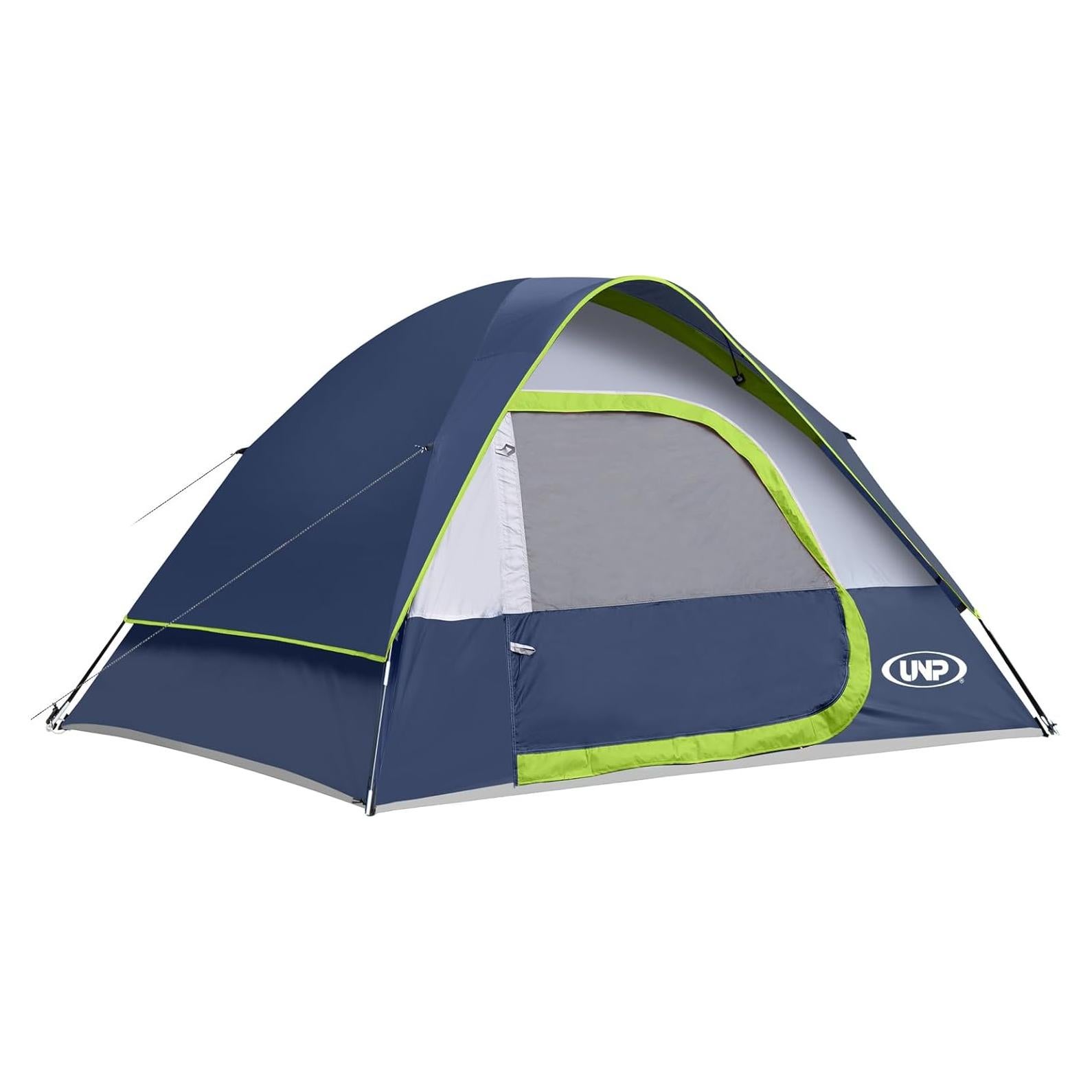 Tienda de Camping UNP para 4 Personas Impermeable Azul