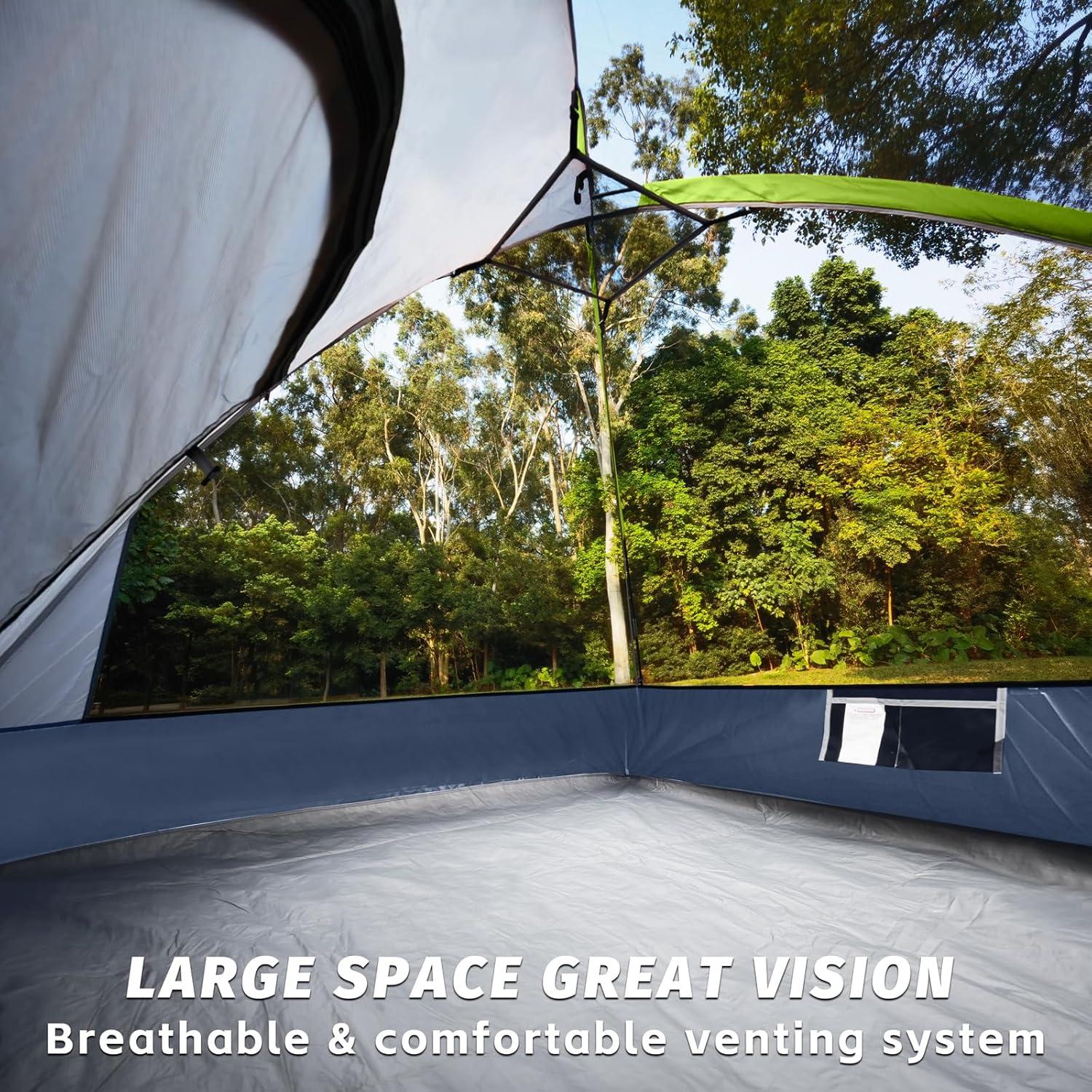 Tienda de Camping UNP para 4 Personas Impermeable Azul