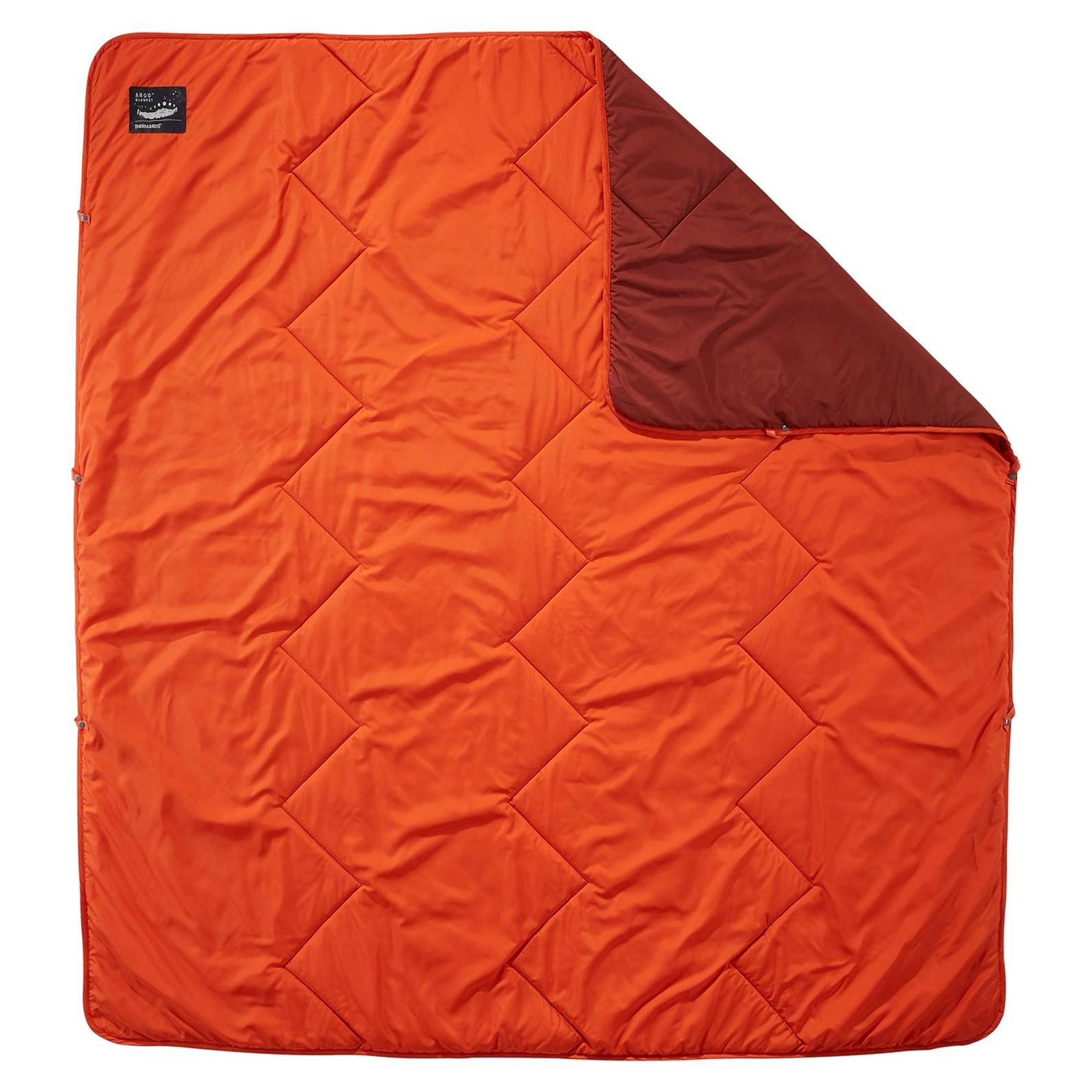 Therm-a-Rest Argo Insulated Camping and Backpacking Blanket, Tomato