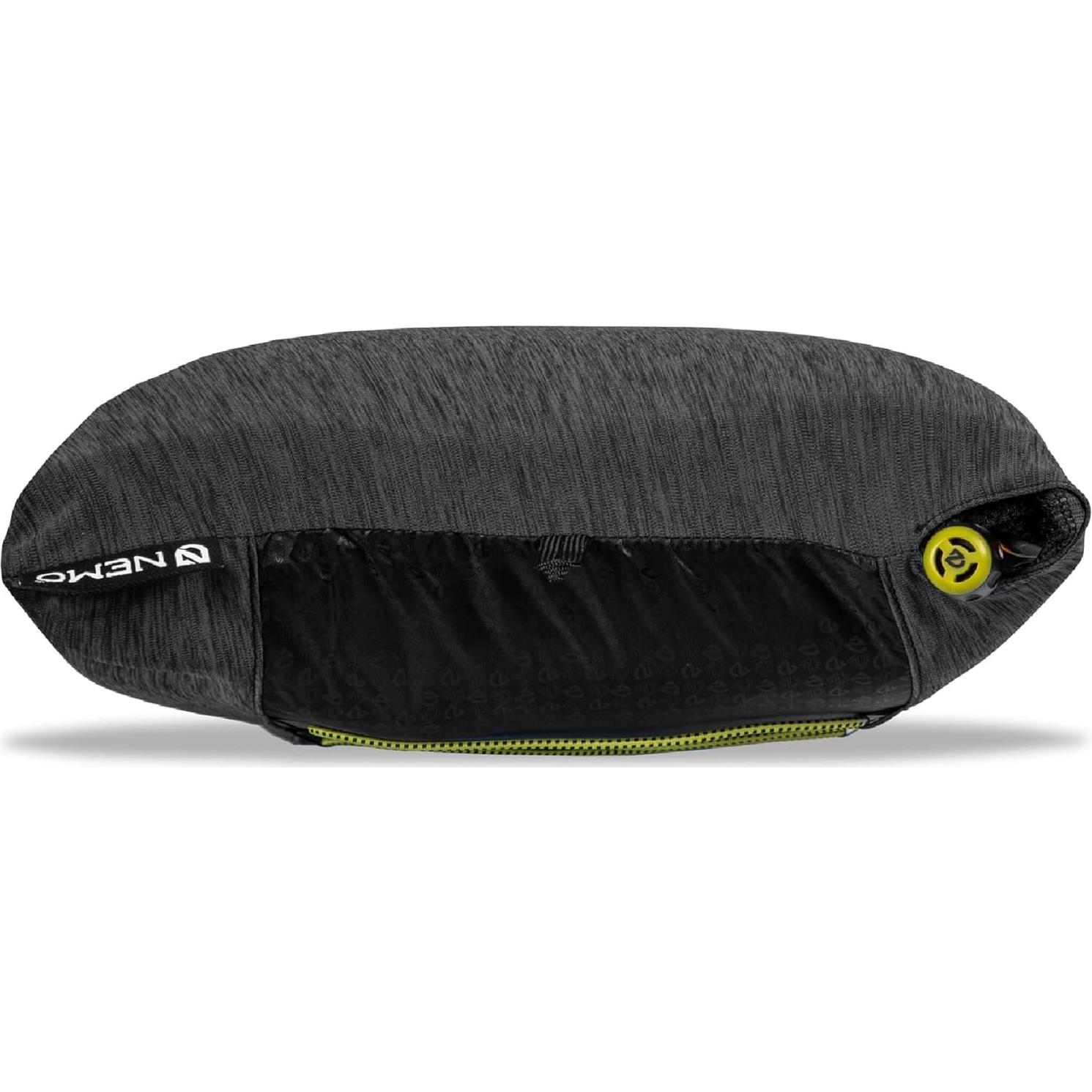 NEMO Equipment Fillo Wide Camping Pillow - Black Pearl/Birch Bud - One Size