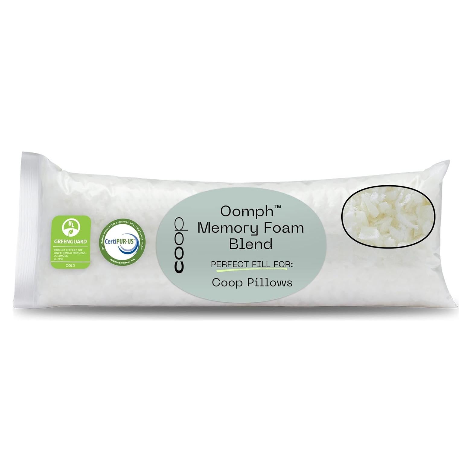 Relleno Extra Oomph Coop Home Goods, Espuma Viscoelástica 227g