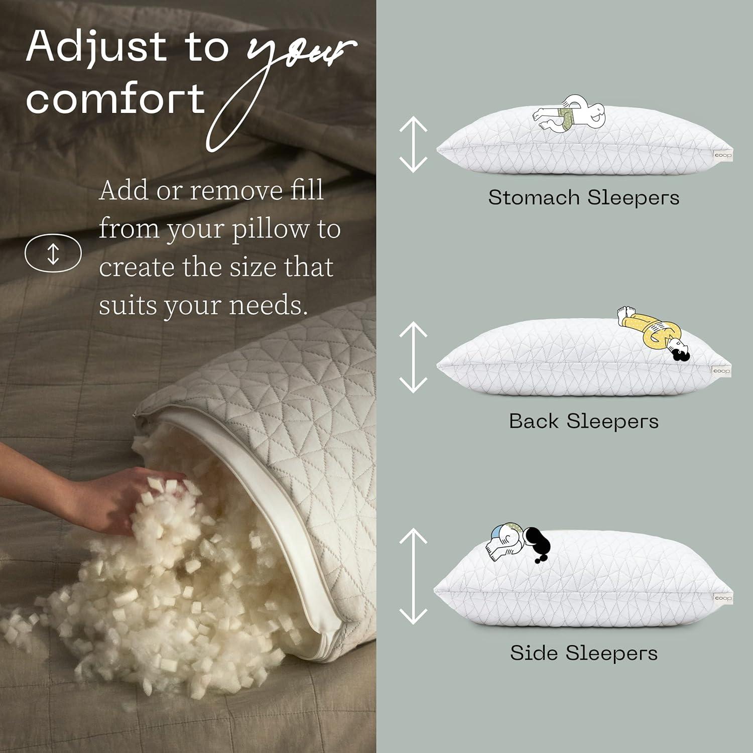 Relleno Extra Oomph Coop Home Goods, Espuma Viscoelástica 227g