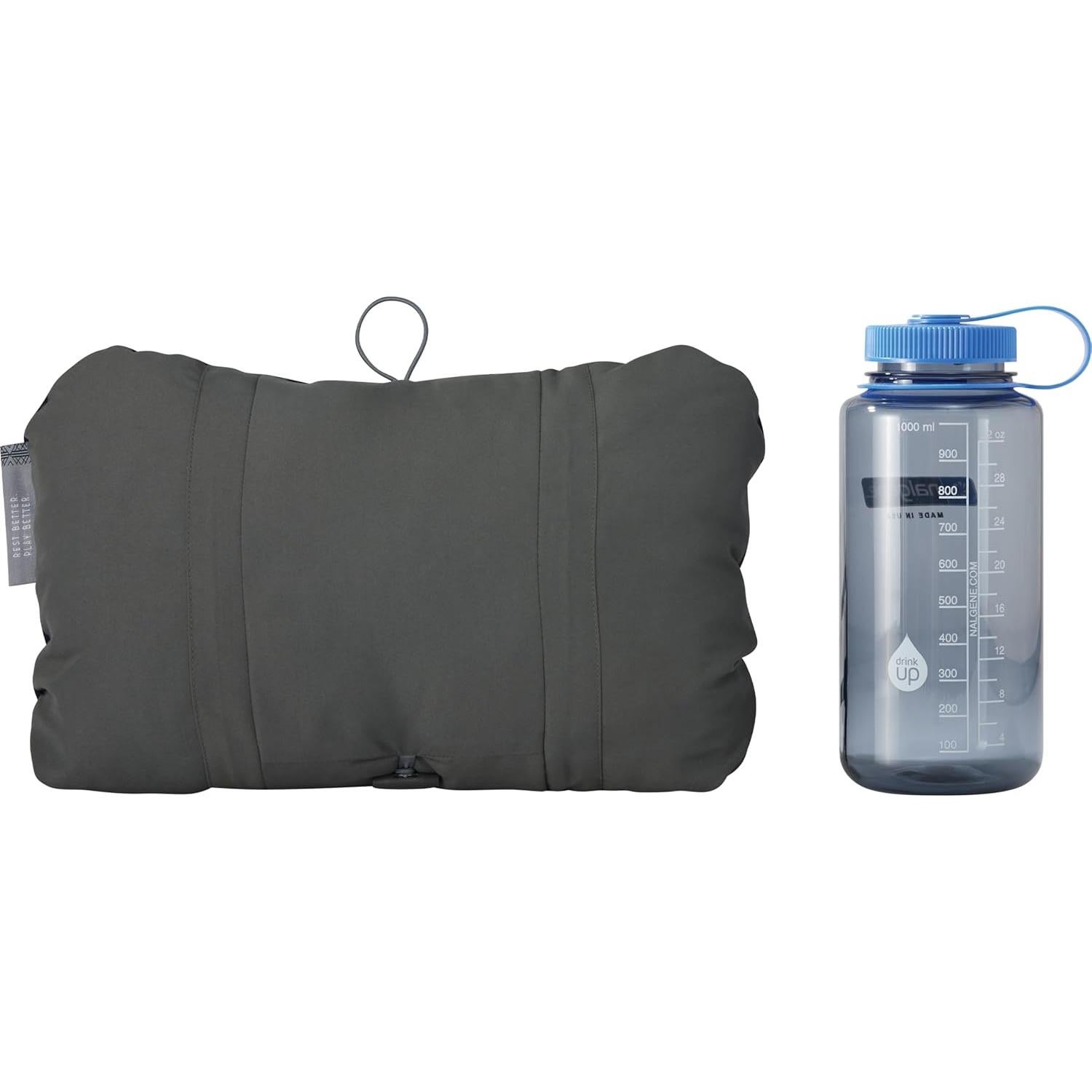 Therm-a-Rest Compressible Cinch Camping and Backpacking Pillow, Small - 12 x 16 Inch, Desert