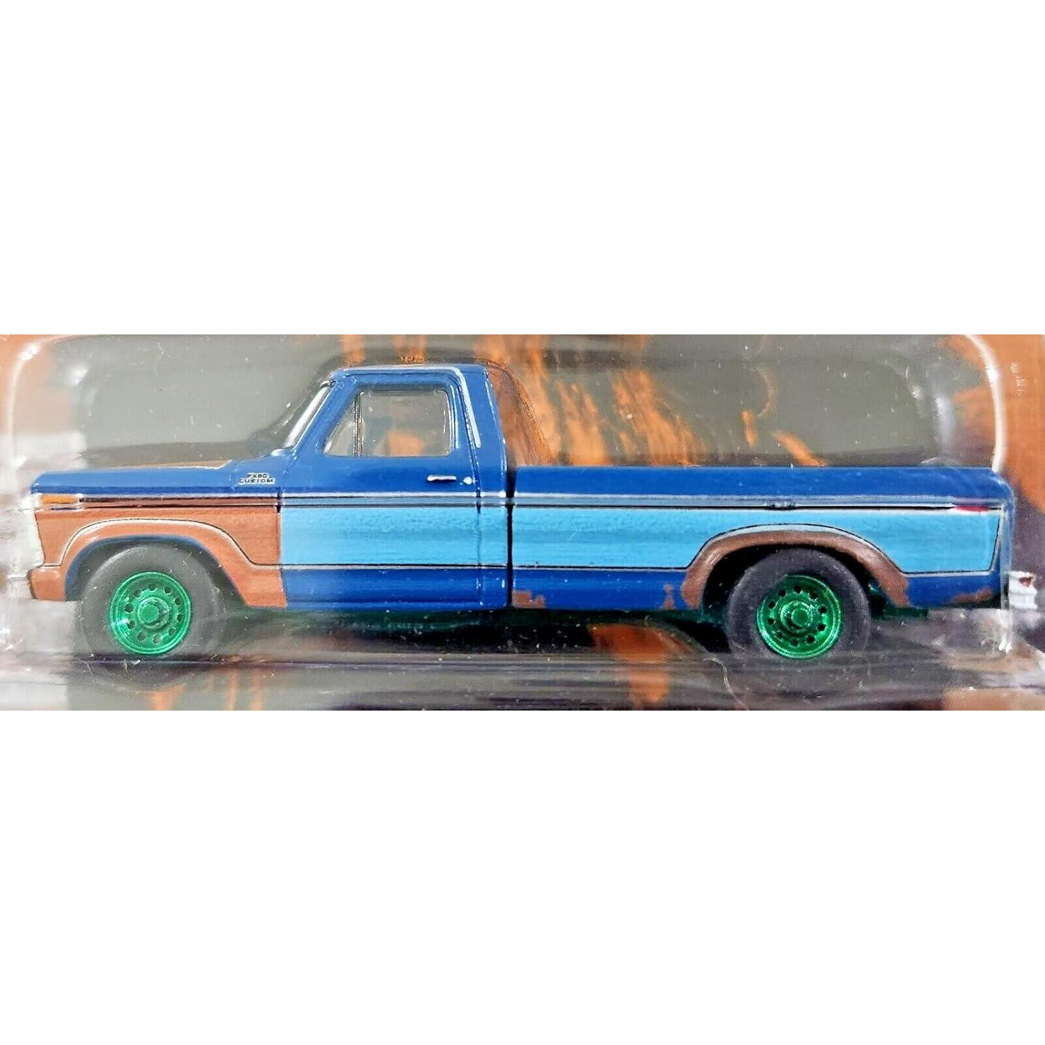 Green Machine 44980-E Hollywood Series 38 - Yellowstone (2018-Current TV Series) - 1978 F-250 Greenlight Chase 1/64 Scale Diecast