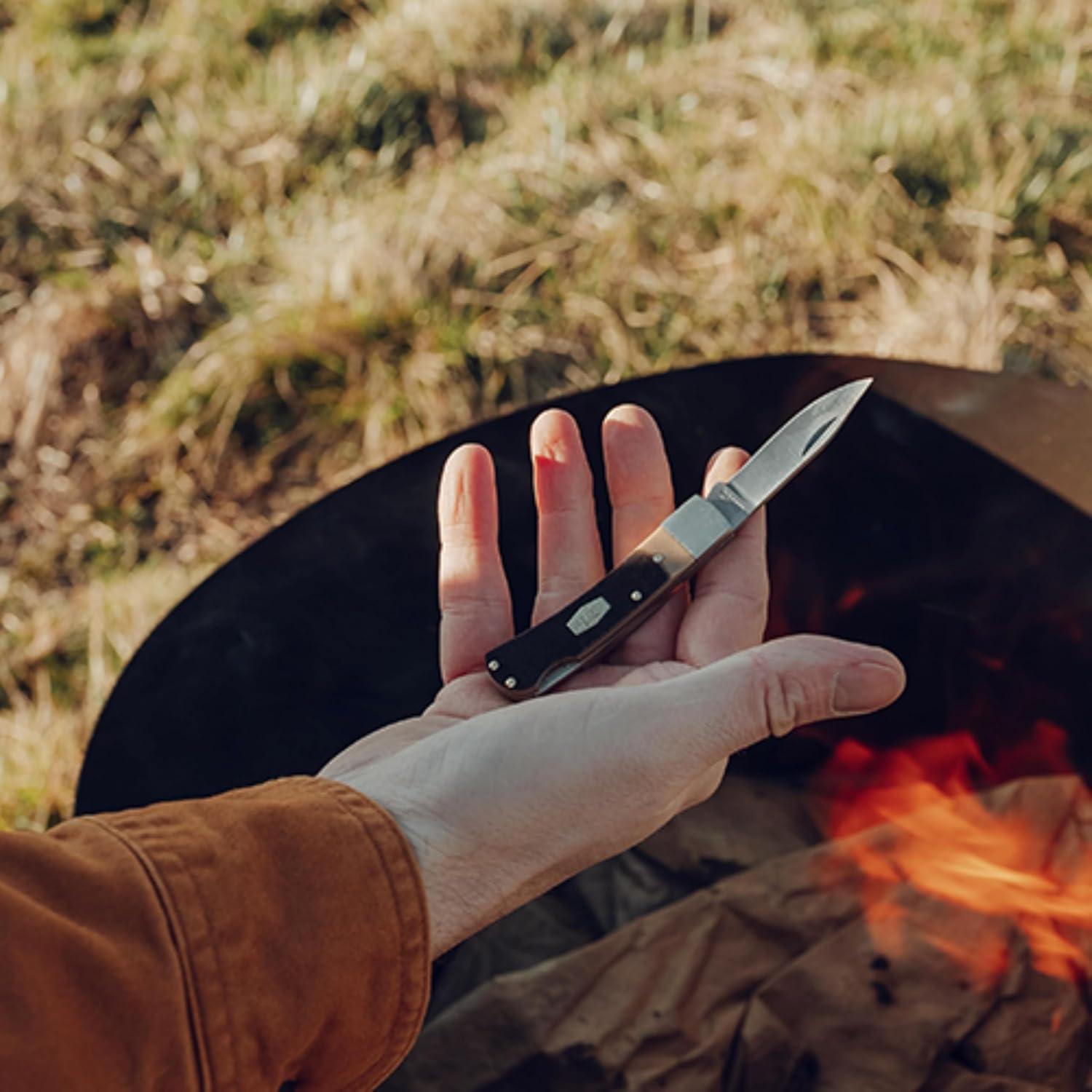 Cuchillo Lockback Viejo Temporizador SCH3OT 5.1cm Acero Inoxidable