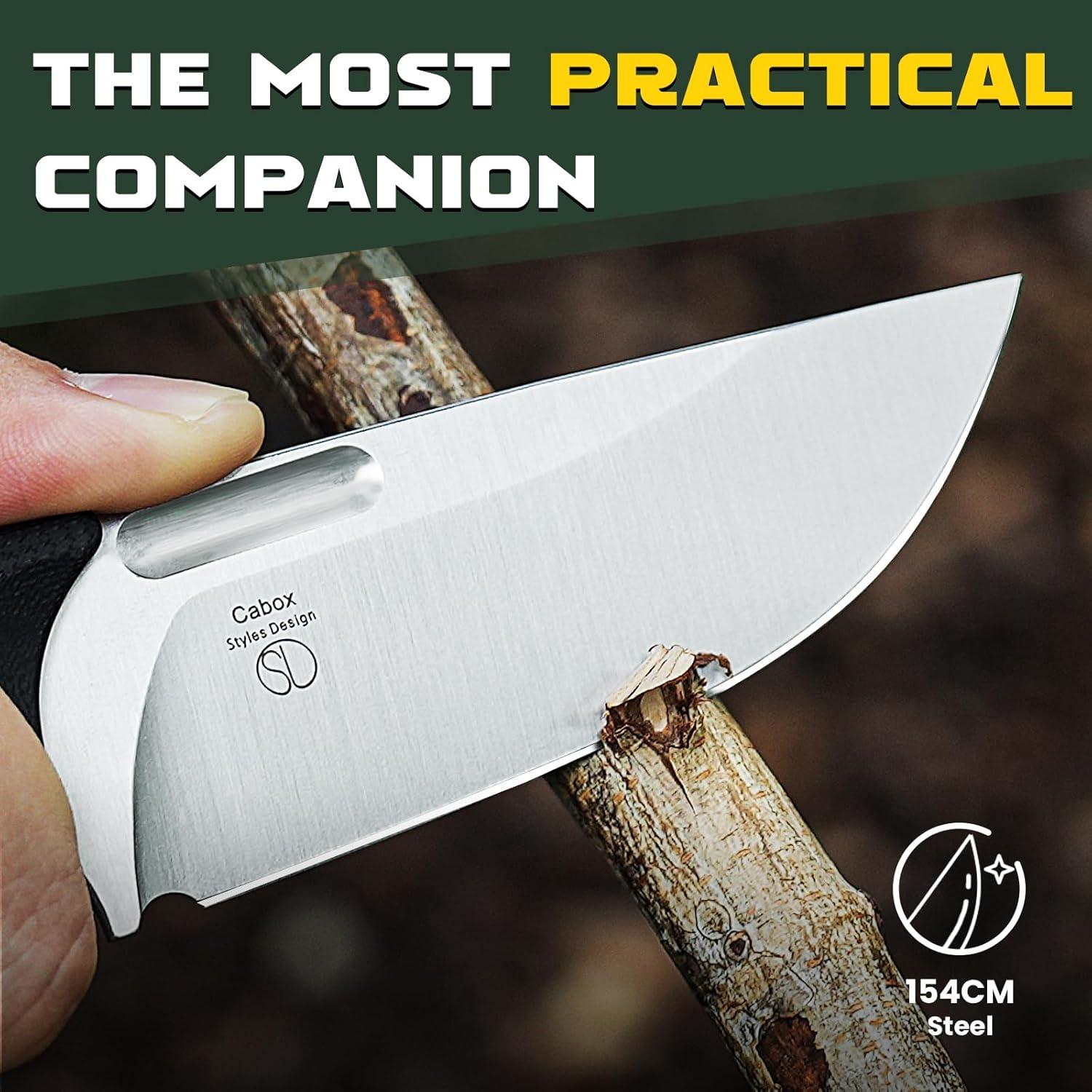 Cuchillo Fijo Kizer Cabox 85.3mm Acero 154CM Mango G10