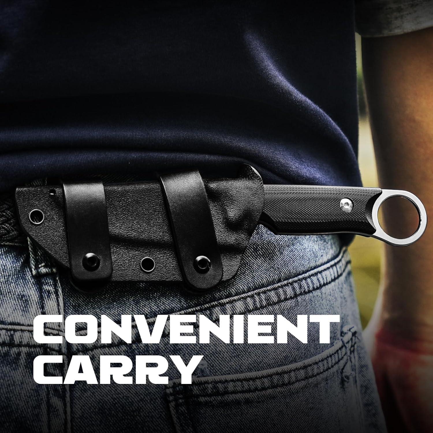 Cuchillo Fijo Kizer Cabox 85.3mm Acero 154CM Mango G10