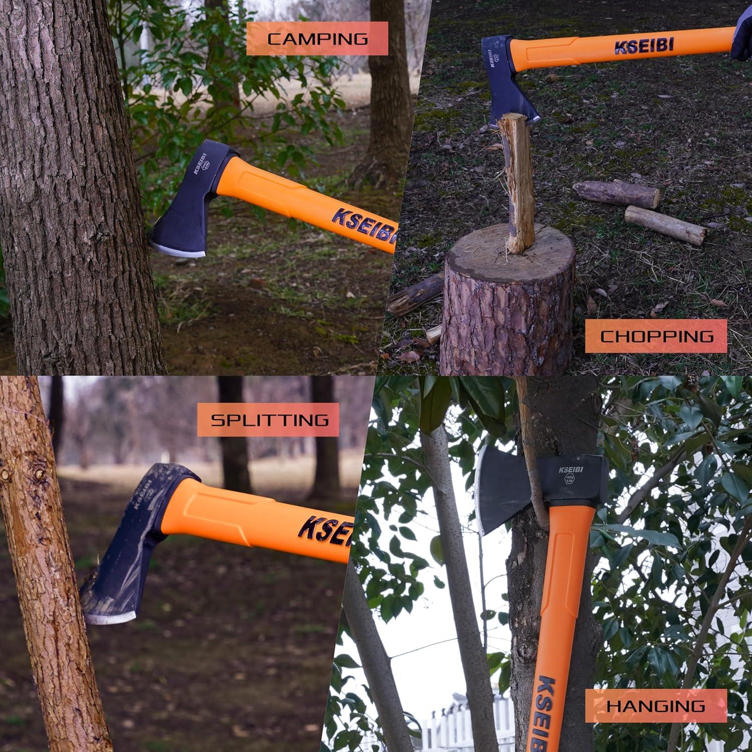 Hacha de Corte KSEIBI 36 Pulgadas Acero Carbono Forjado