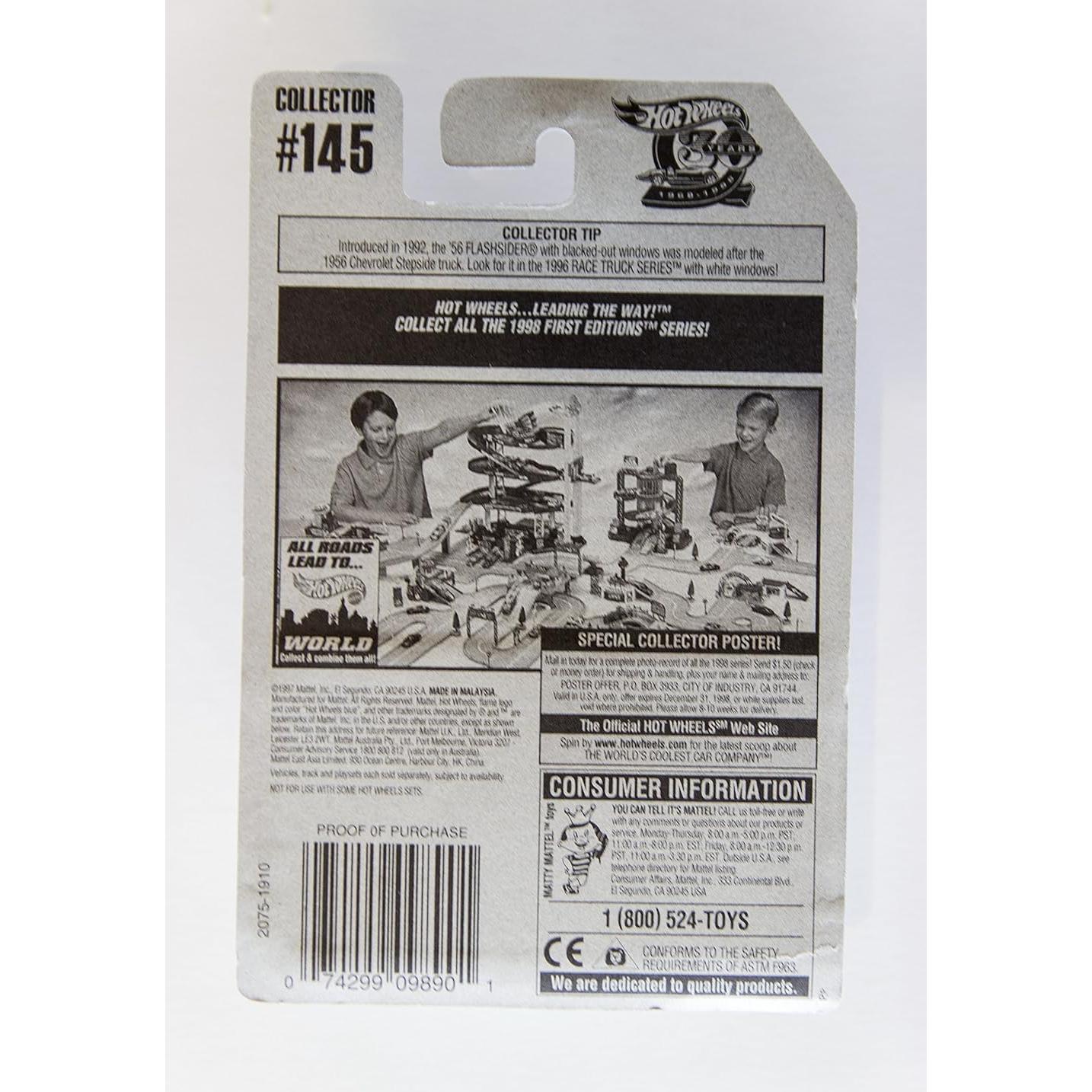 Hot Wheels Tractor Verde y Amarillo 1:64 Mattel 1998