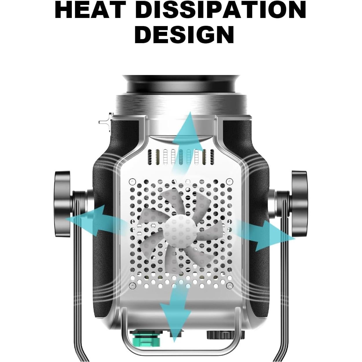 Kit de Luz de Video GVM 300W con Montura Bowens y APP