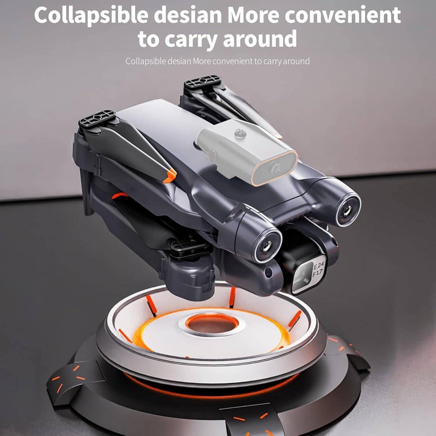 GoolRC RC Drone, 4K HD Dual Camera RC Quadcopter, Drone ESC with Function Gesture Control Trajectory Flight 360 Degree Roll One Key Funtion Gifts for Kids 8-12 Adults