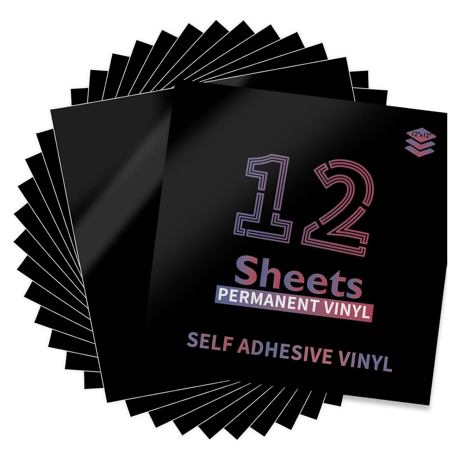 Vinilo Permanente Lya 12 Hojas 30.48cm Rojo Brillante