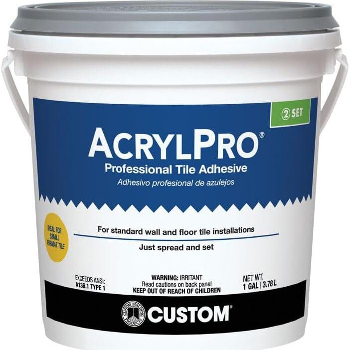 Adhesivo AcrylPro para Azulejos Cerámicos CUSTOM 1 Galón