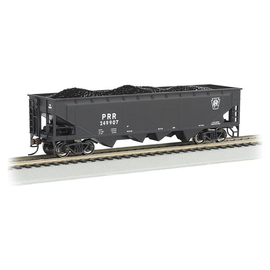 Carro Cuádruple HO Bachmann Pennsylvania 249907 Negro