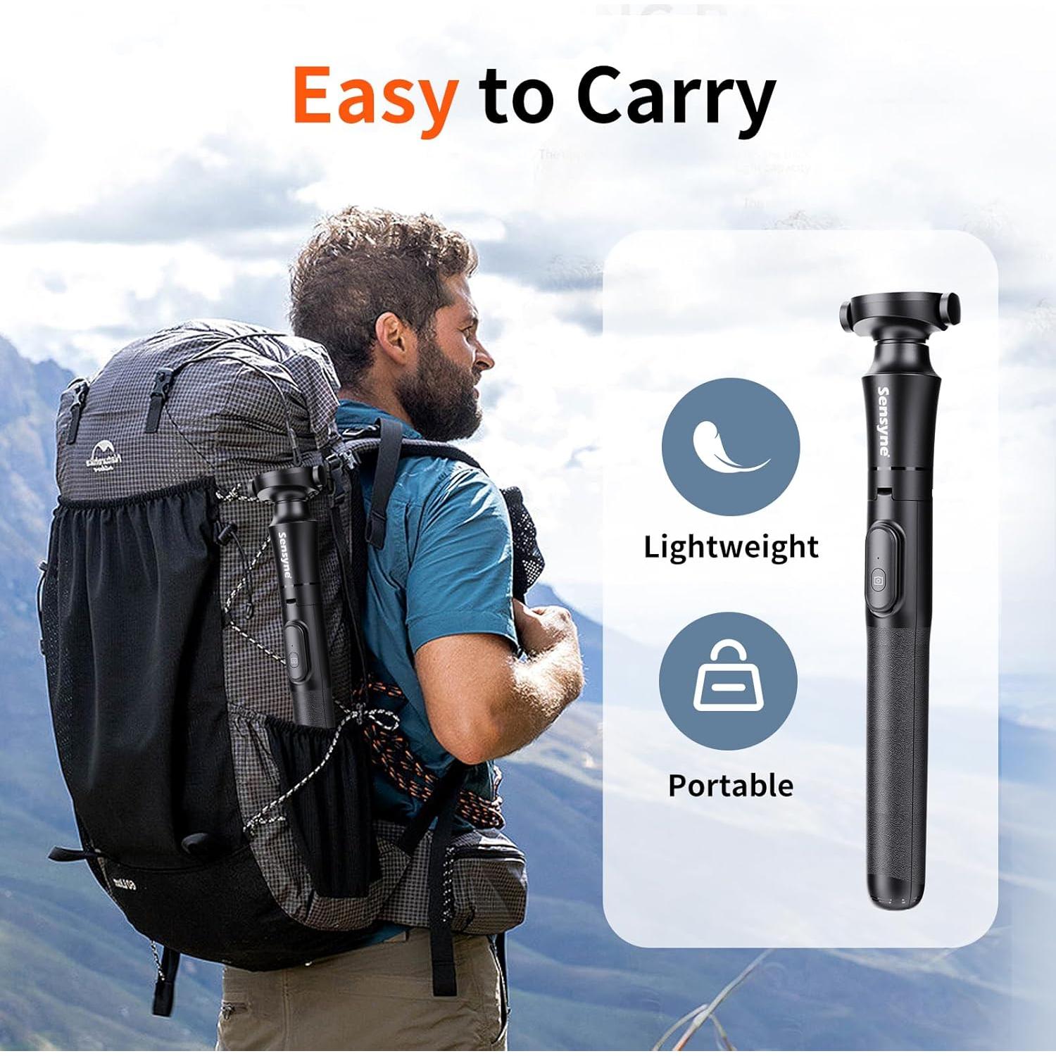 Trípode para Selfies Sensyne 62'' Magnético con Control Remoto