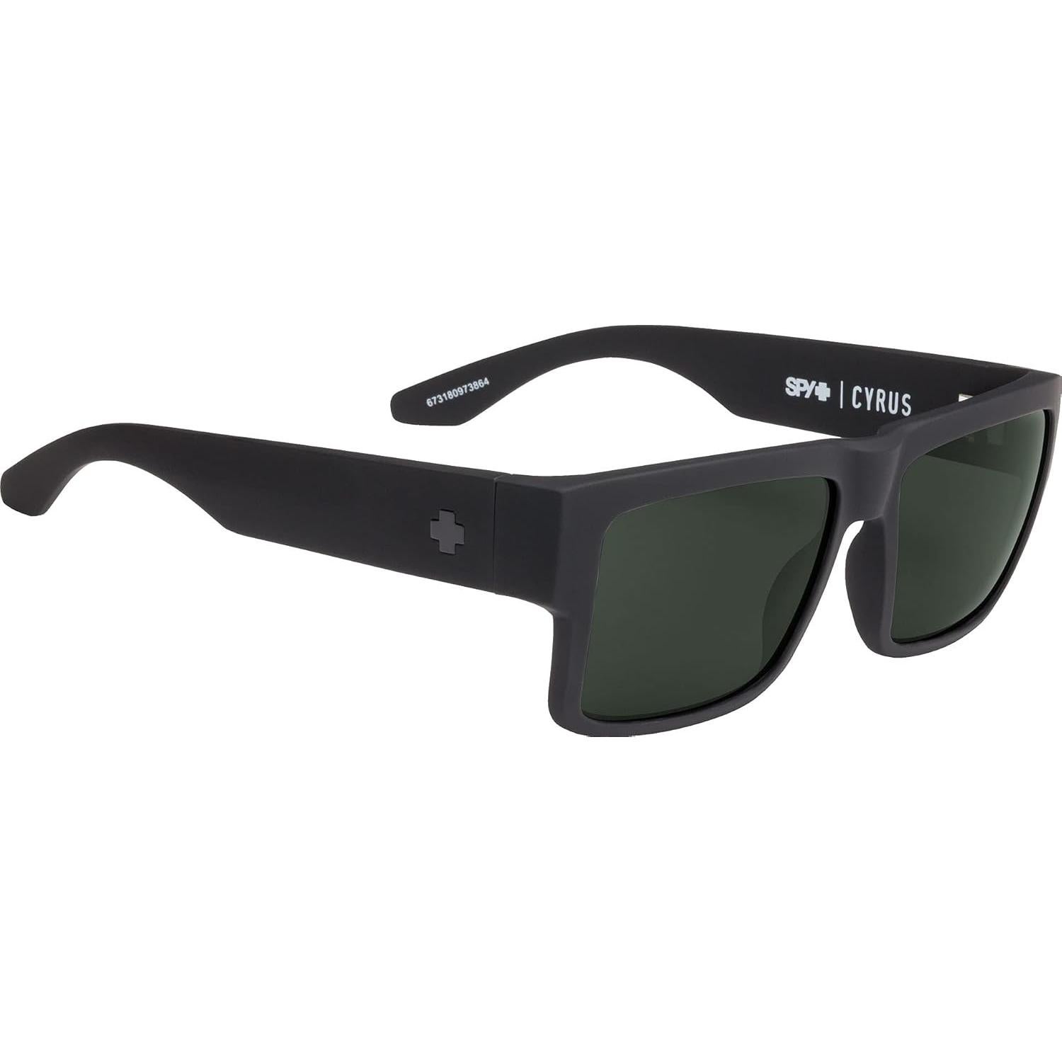 Gafas de Sol SPY OPTIC Cyrus Cuadradas Polarizadas - Negro Mate
