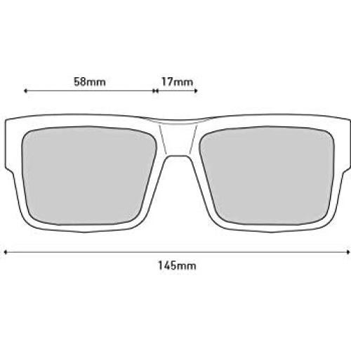 Gafas de Sol SPY OPTIC Cyrus Cuadradas Polarizadas - Negro Mate
