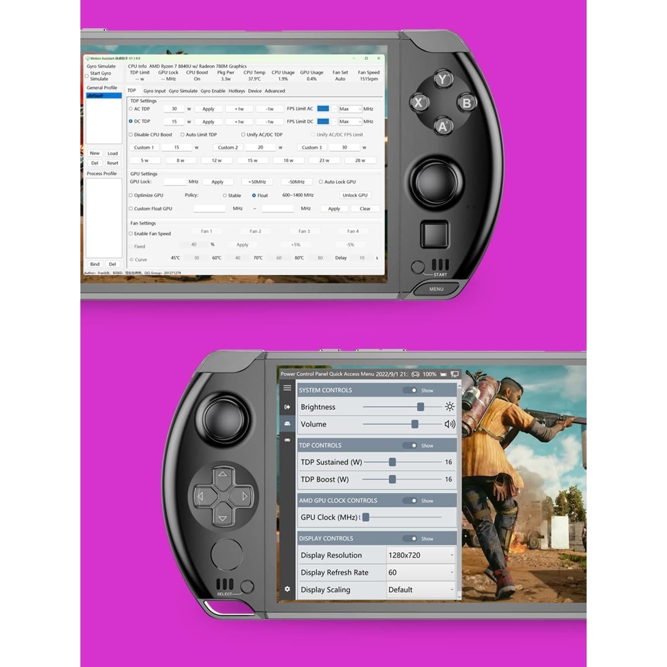 Consola de Juegos Portátil GPD Win 4 6" 1080P 32GB 2TB Negro