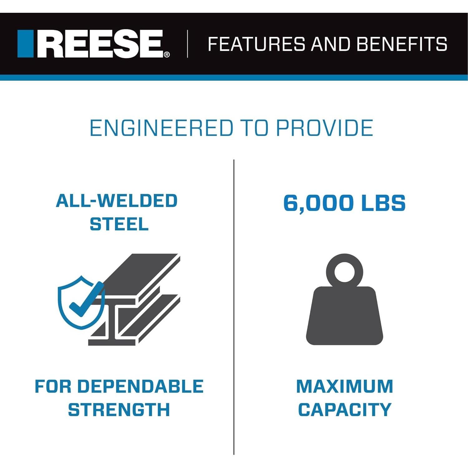Kit de Enganche de Remolque Reese 21536 2 Pulgadas 2722 kg