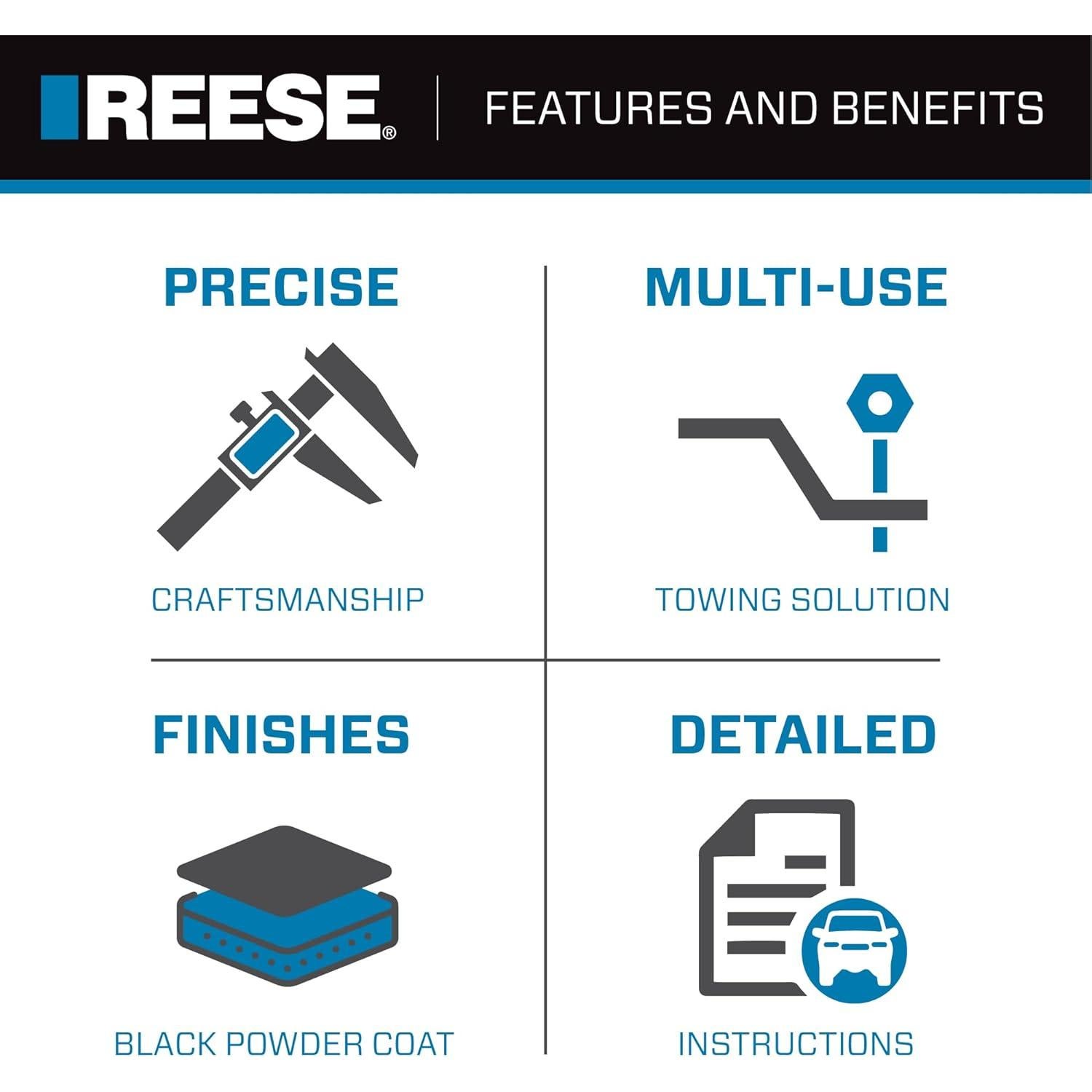 Kit de Enganche de Remolque Reese 21536 2 Pulgadas 2722 kg