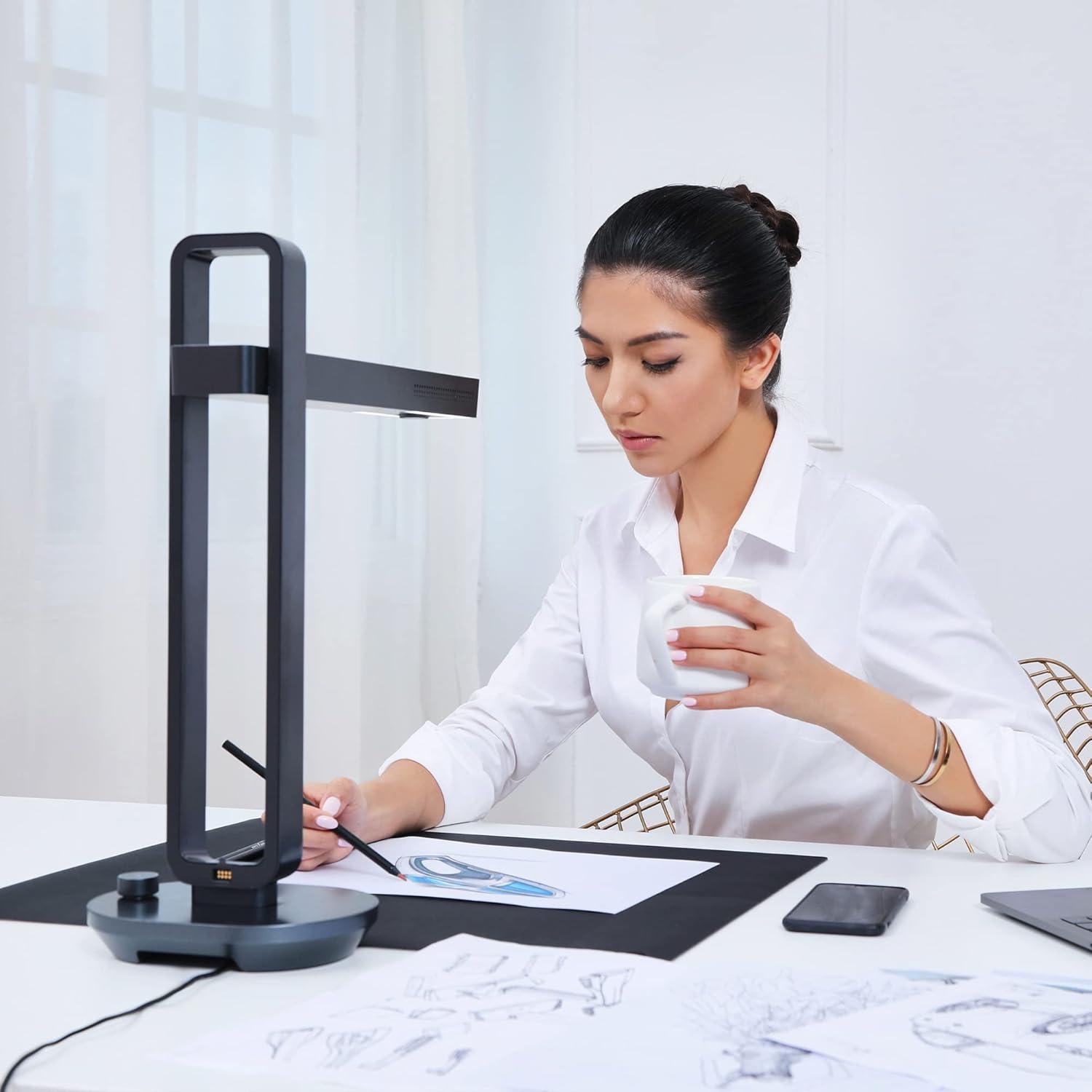 Escáner de Libros Portátil CZUR Aura Pro A3 con OCR Multilingüe