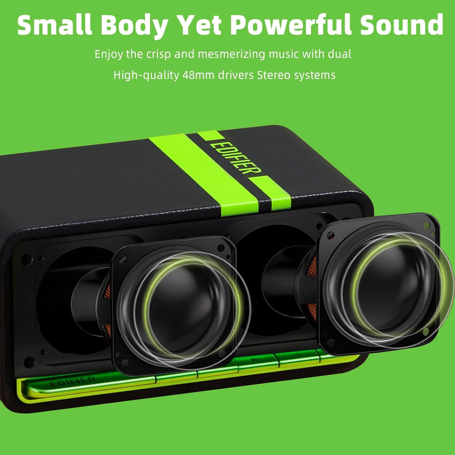 Altavoz Bluetooth Edifier MP230 Retro 20W Portátil Negro