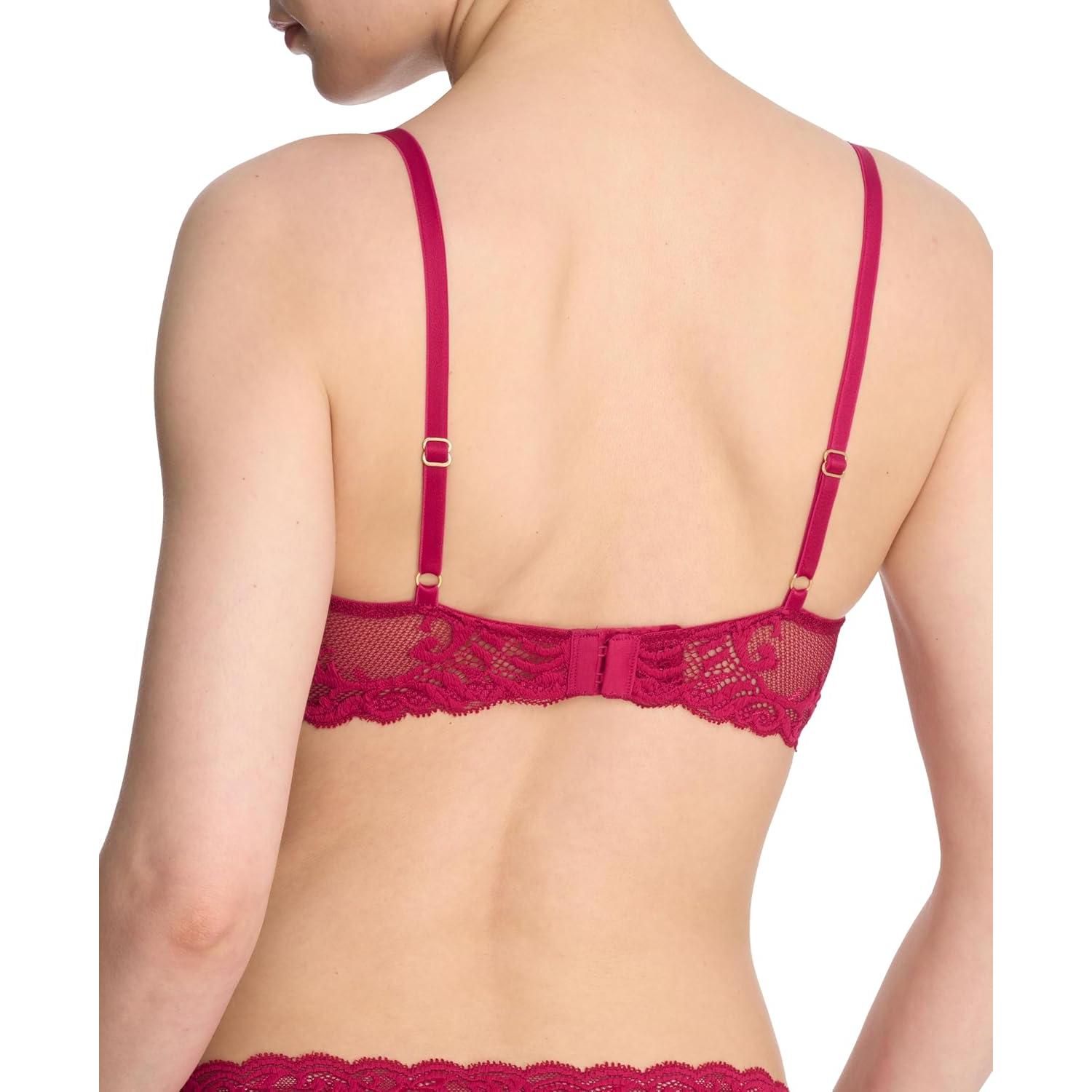 Sostén de encaje con escote en pico Natori 30A Primrose