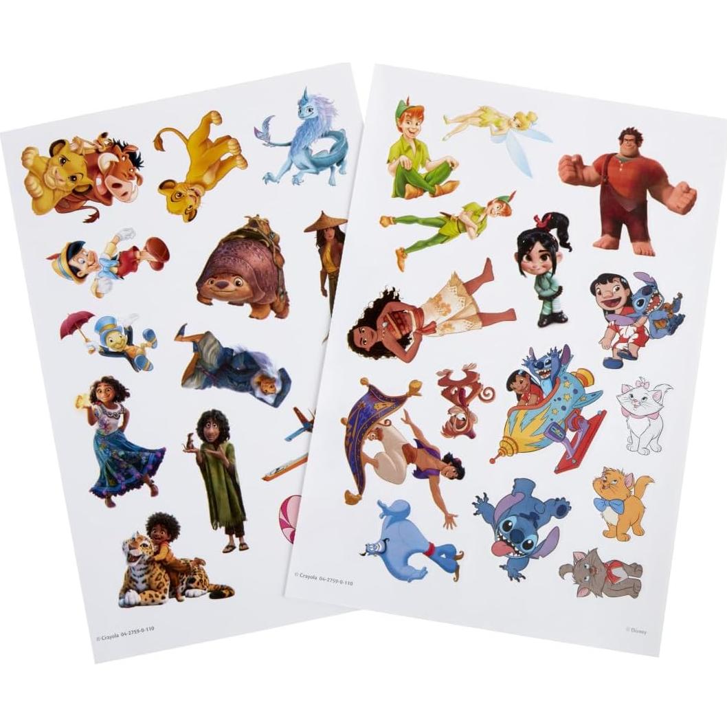 Libro para Colorear Crayola Disney 288 Páginas con Pegatinas