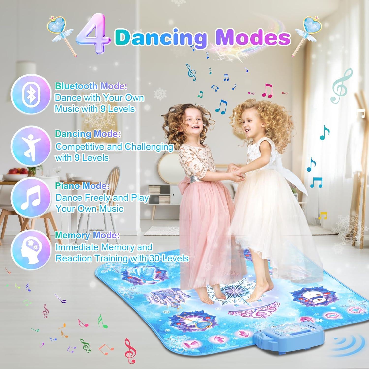 Alfombra de Baile Surelect 8 Botones Bluetooth para Niñas