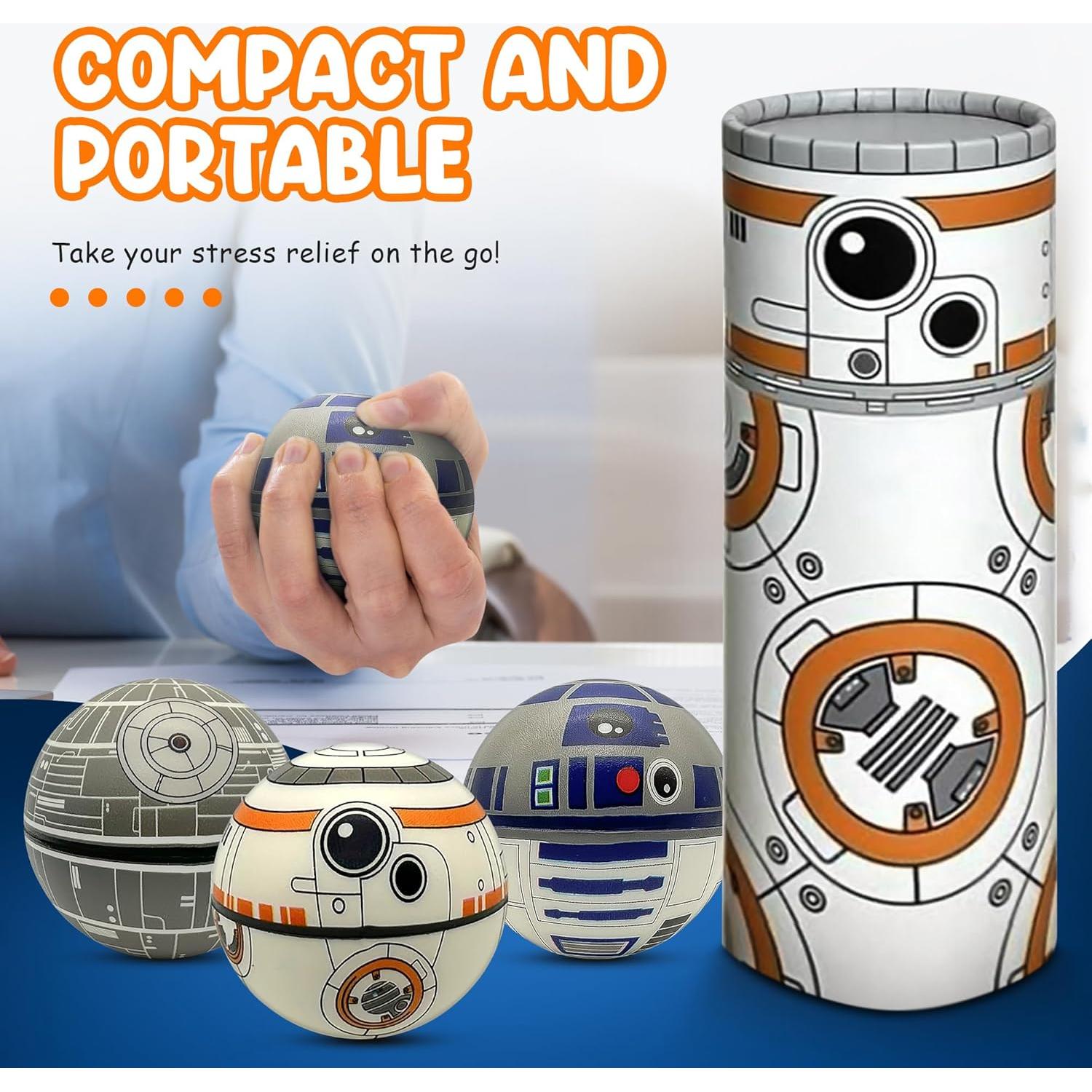 Juego de Pelotas Antiestrés NINOSTAR - 3 Esferas Fidget