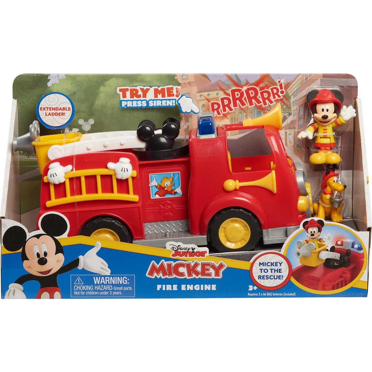 Camión de bomberos Mickey Mouse Just Play con luces y sonidos