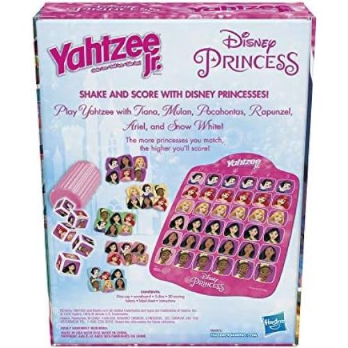 Juego de Mesa Yahtzee Jr. Hasbro Princesas Disney 2-4 Jugadores