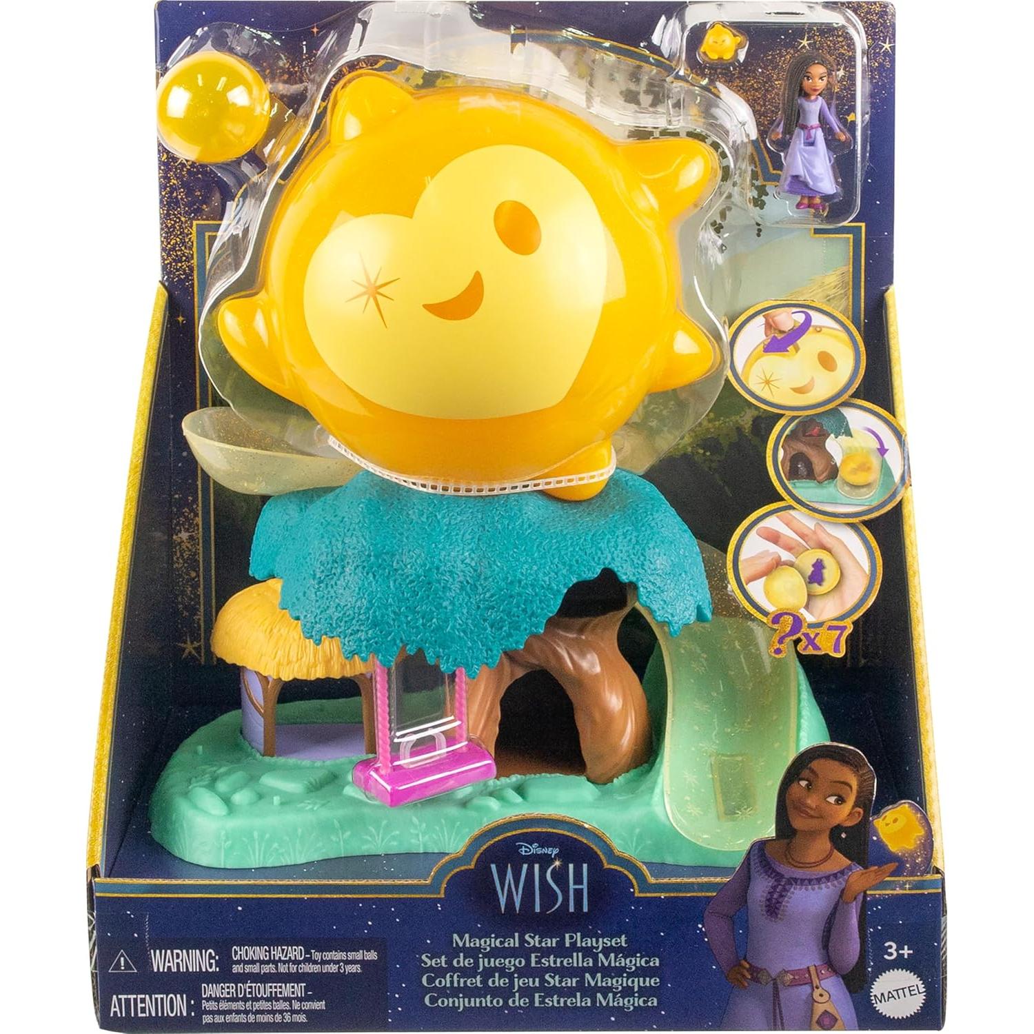 Set de Juego Estrella Mágica Mattel Disney Wish con Muñeca Asha