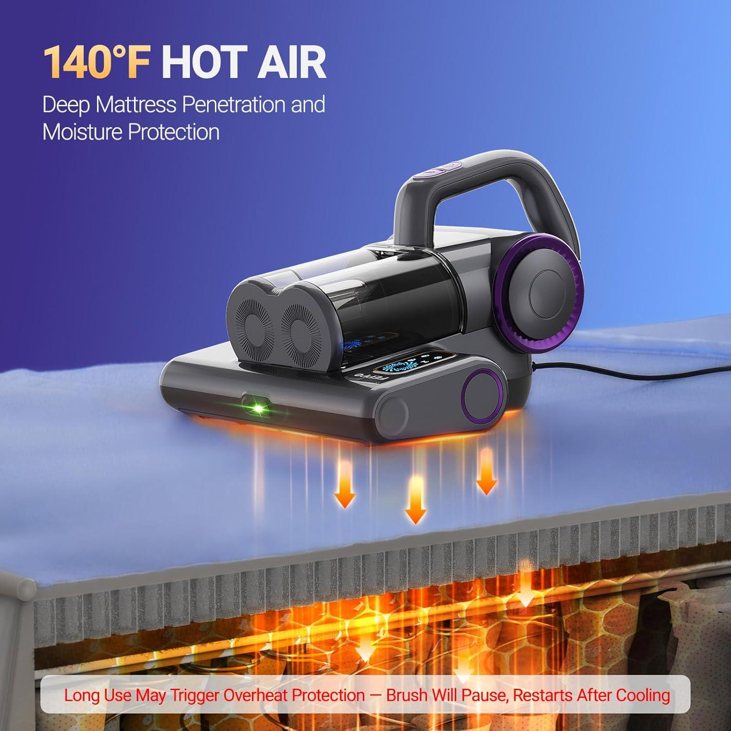 Limpiador de colchones FEPPO LW-P1012 500W con luz UV-C