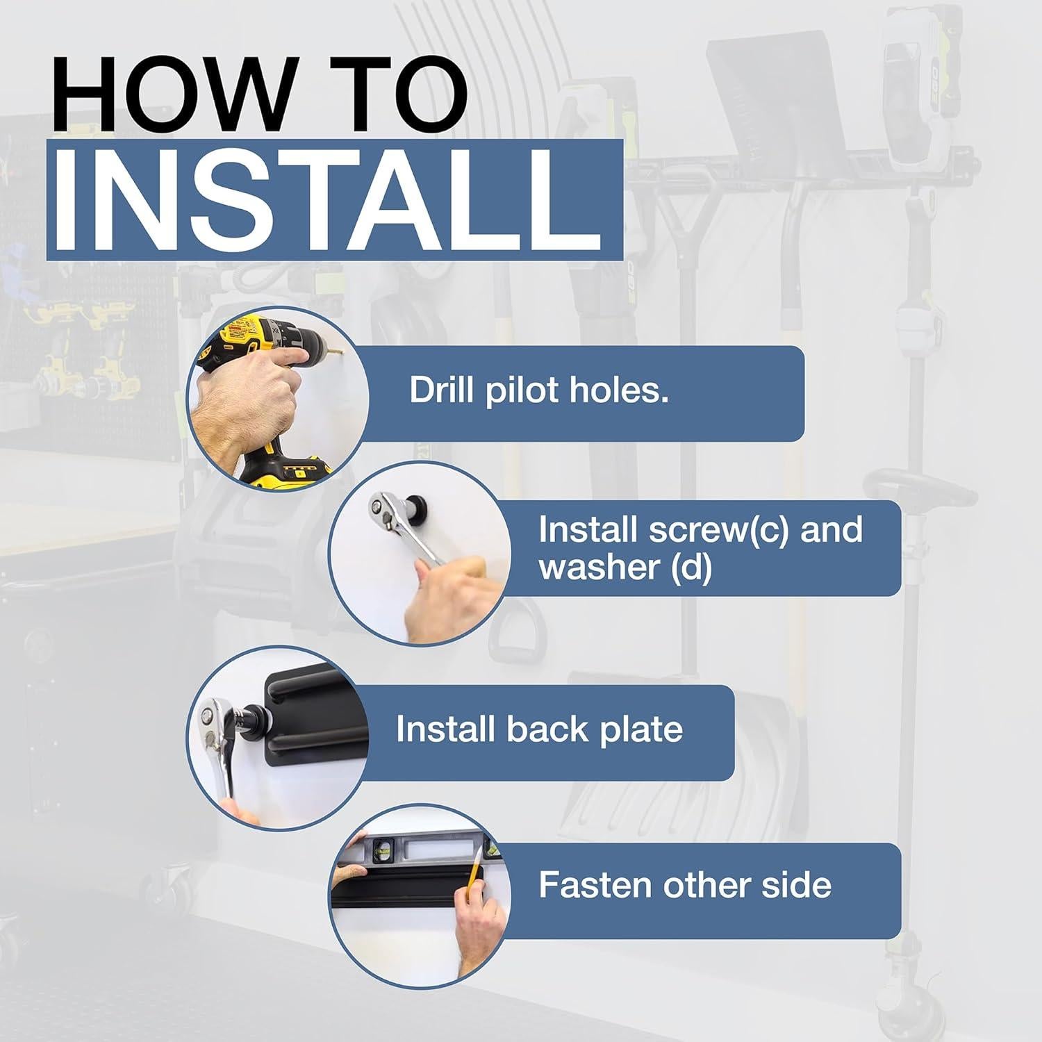 Organizador de Herramientas de Jardín StoreYourBoard 162.56 cm
